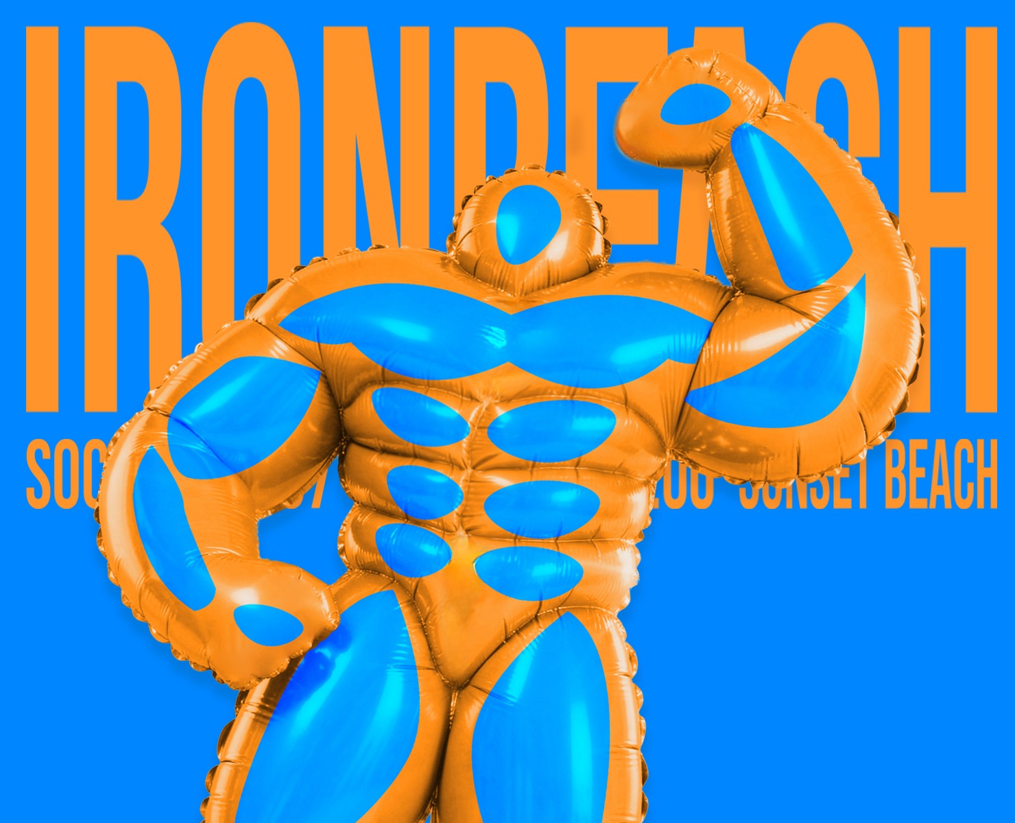 IRONBEACH | Айдентика cоревнований по пляжному бодибилдингу — Брендинг, Графика на Dprofile