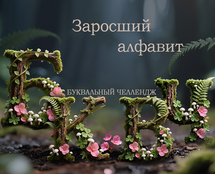 Заросший алфавит на Dprofile