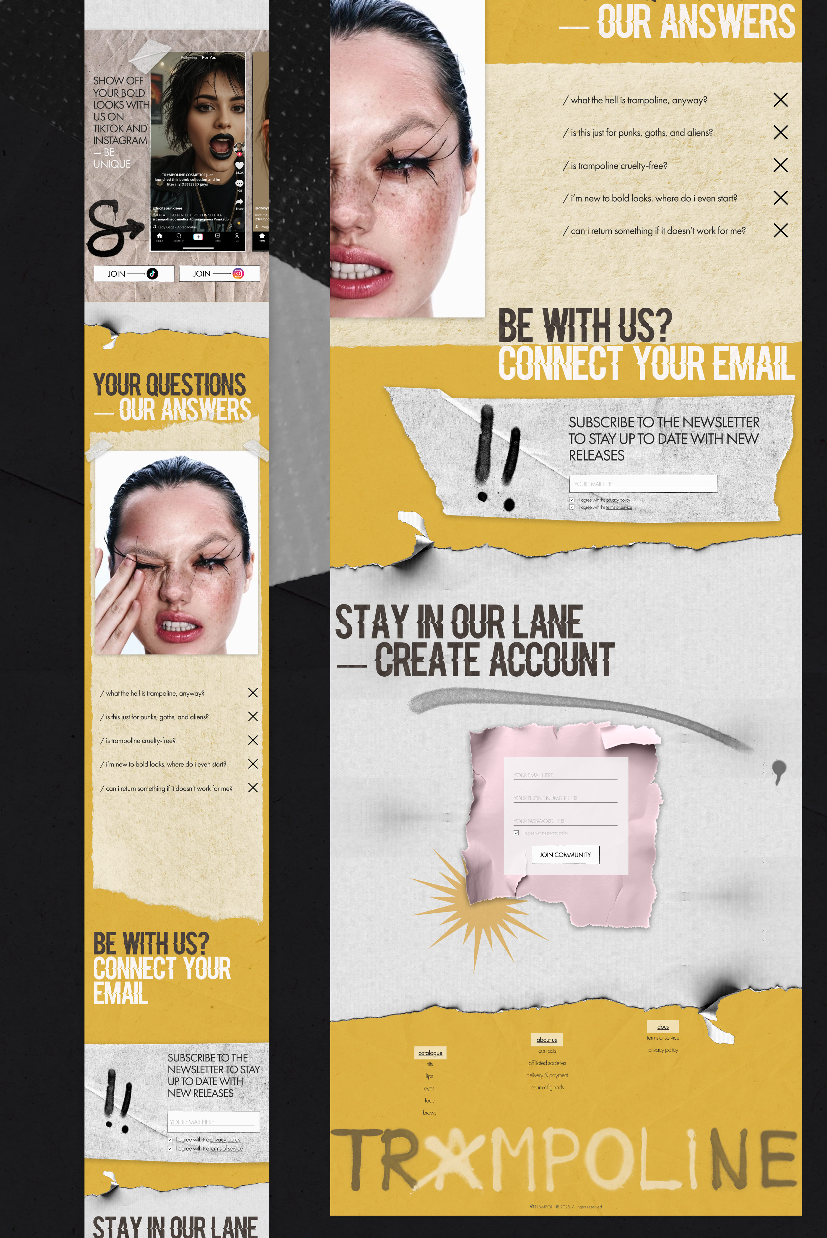 TR#MPOLINE cosmetics | website design — Изображение №10 — Интерфейсы на Dprofile