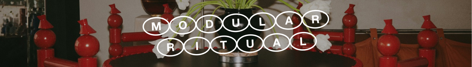 MODULAR RITUAL | коллекция модульной мебели — Изображение №1 — Промдизайн, Архитектура на Dprofile
