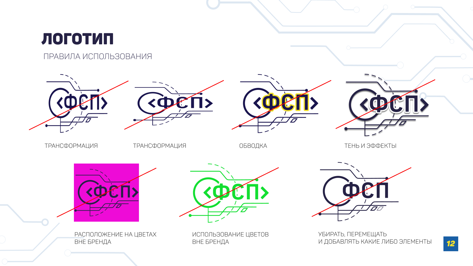 Фирменный стиль для ФСП. Брендбук. — Изображение №12 — Брендинг на Dprofile