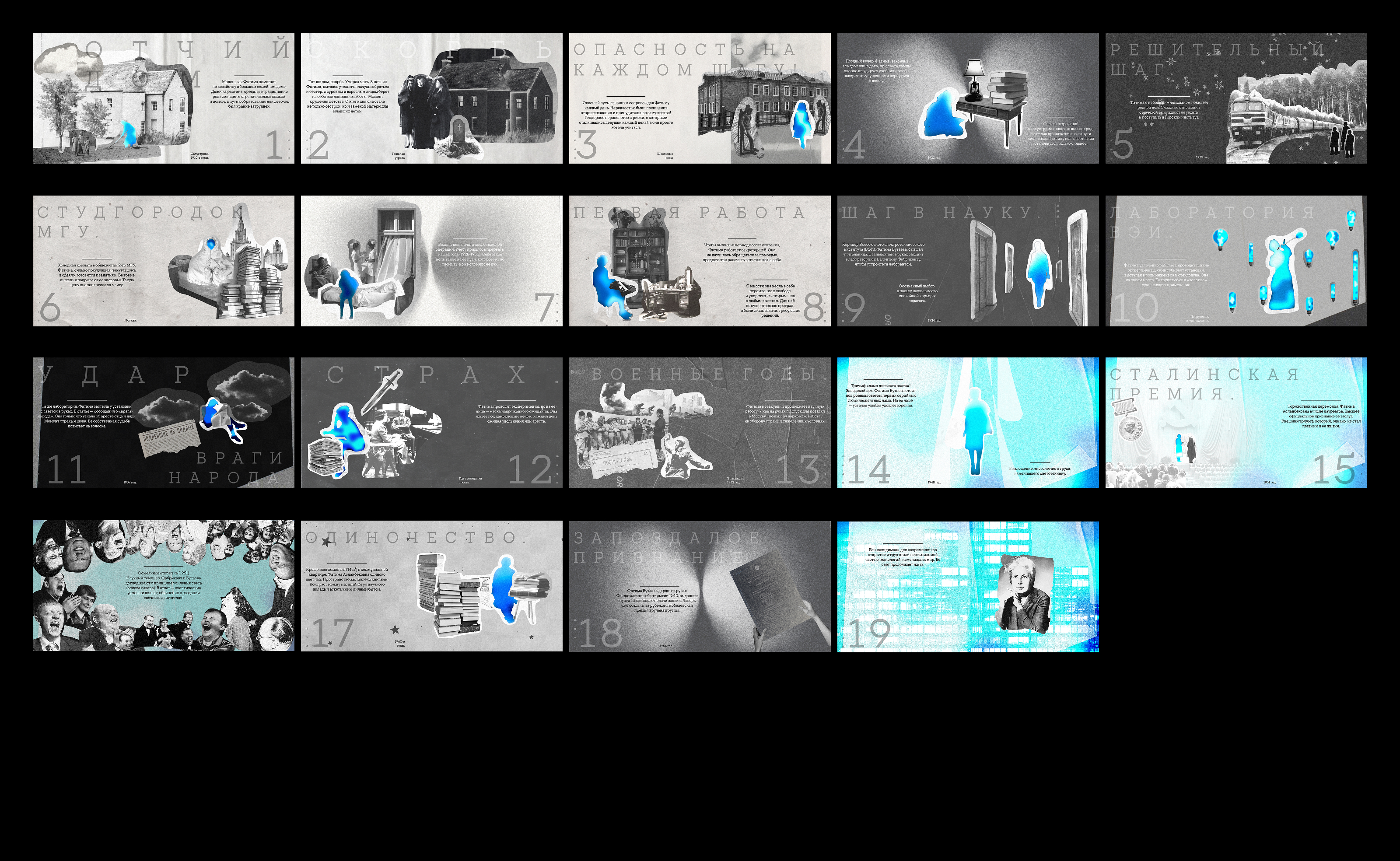 Мультимедийная книга про Фатиму Бутаеву — Изображение №6 — Брендинг, Анимация на Dprofile