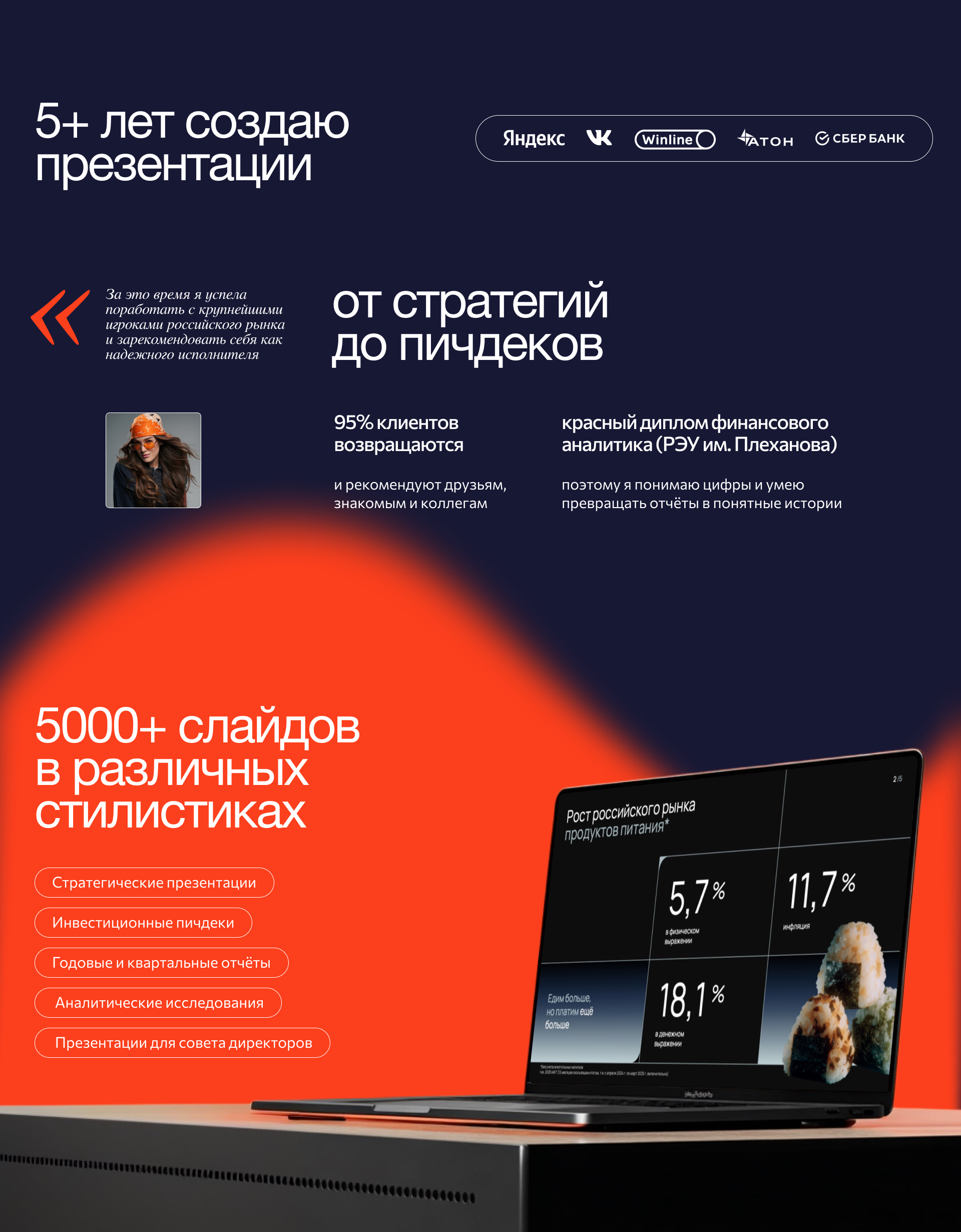 Портфолио | Дизайн презентаций — Изображение №2 — Графика, Маркетинг на Dprofile