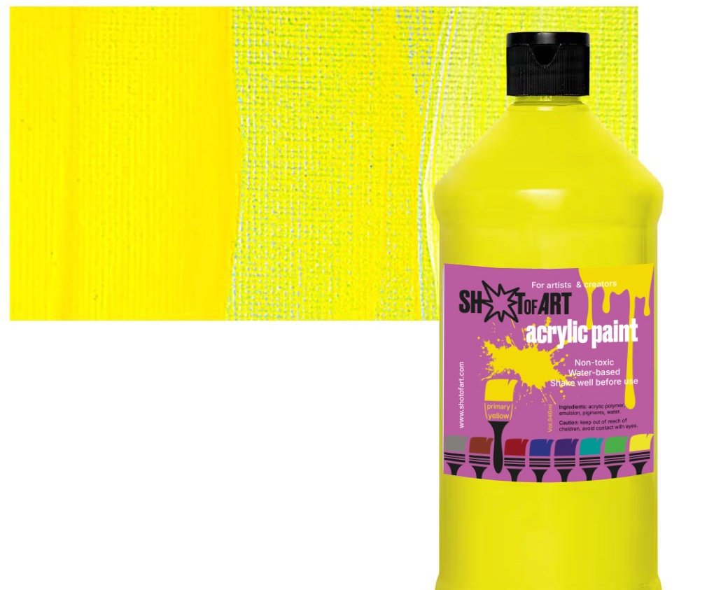 Дизайн этикеток акриловых красок для бренда Shot of Art — Интерфейсы, Промдизайн на Dprofile