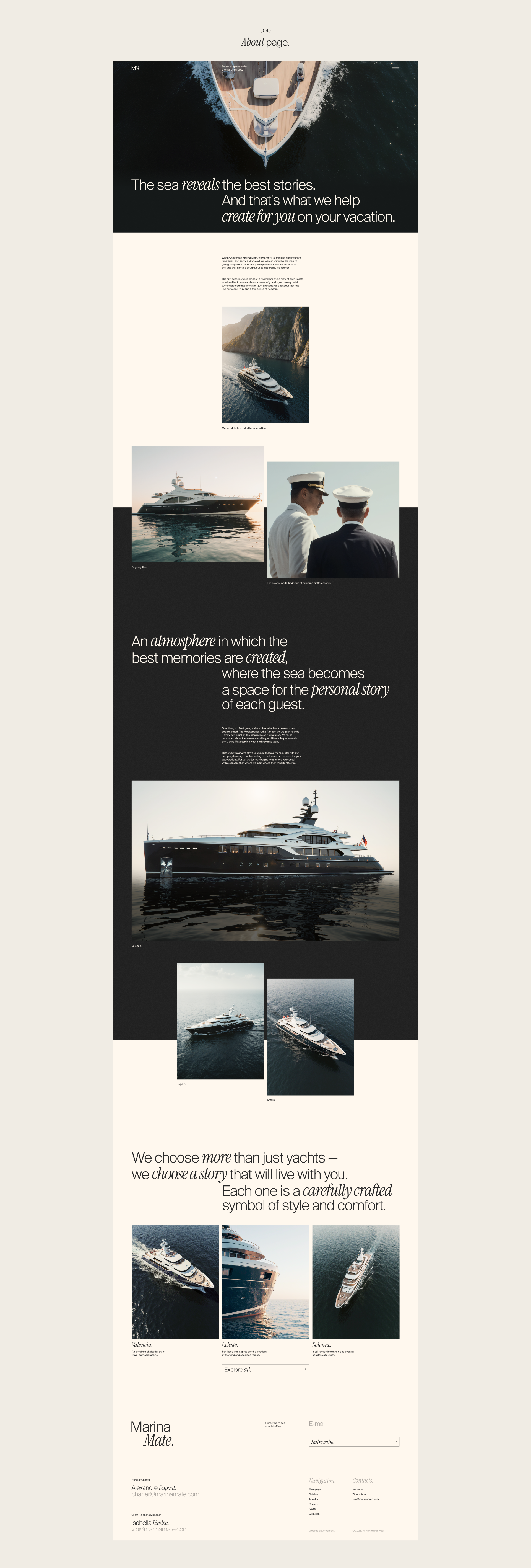Marina Mate. — Изображение №8 — Интерфейсы на Dprofile