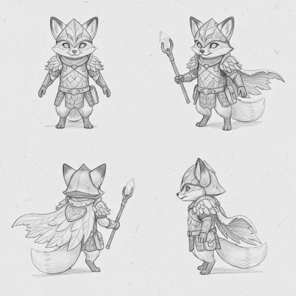 концепт арт лис маг — Изображение №2 — Иллюстрация на Dprofile