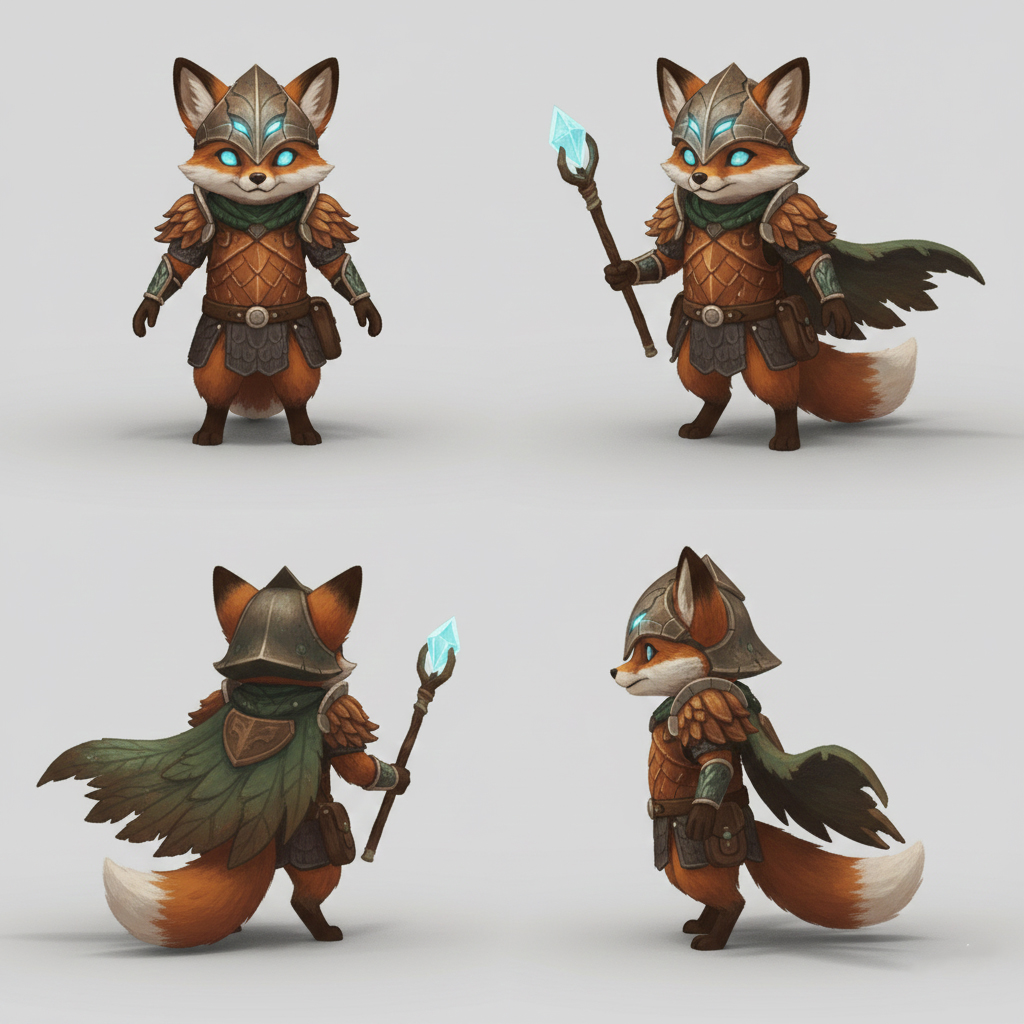 концепт арт лис маг — Изображение №1 — Иллюстрация на Dprofile