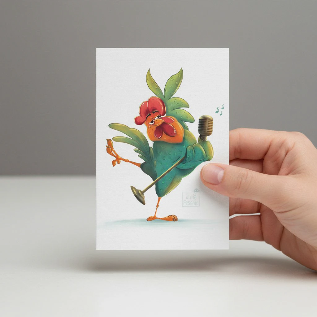 Петух Джаз — Изображение №1 — Иллюстрация на Dprofile