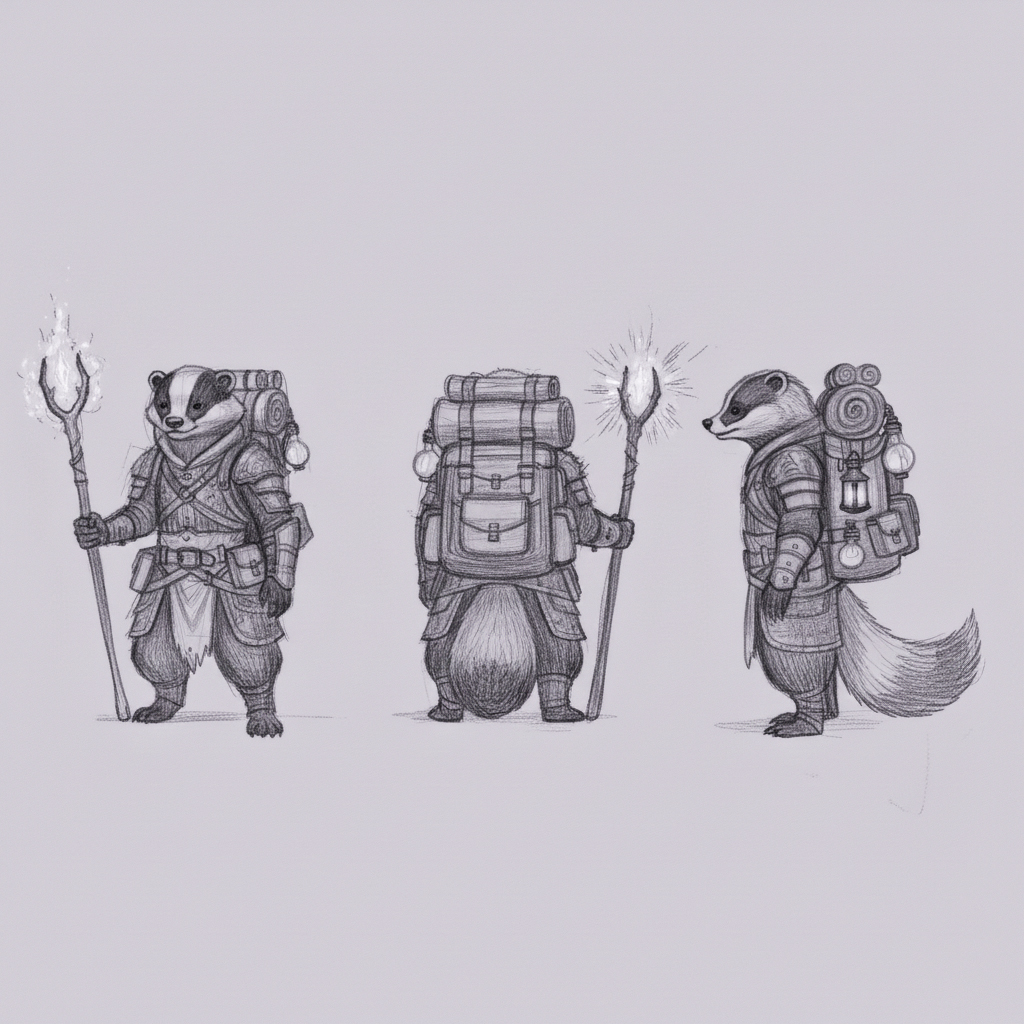 концепт арт Барсук Маг — Изображение №2 — Иллюстрация на Dprofile