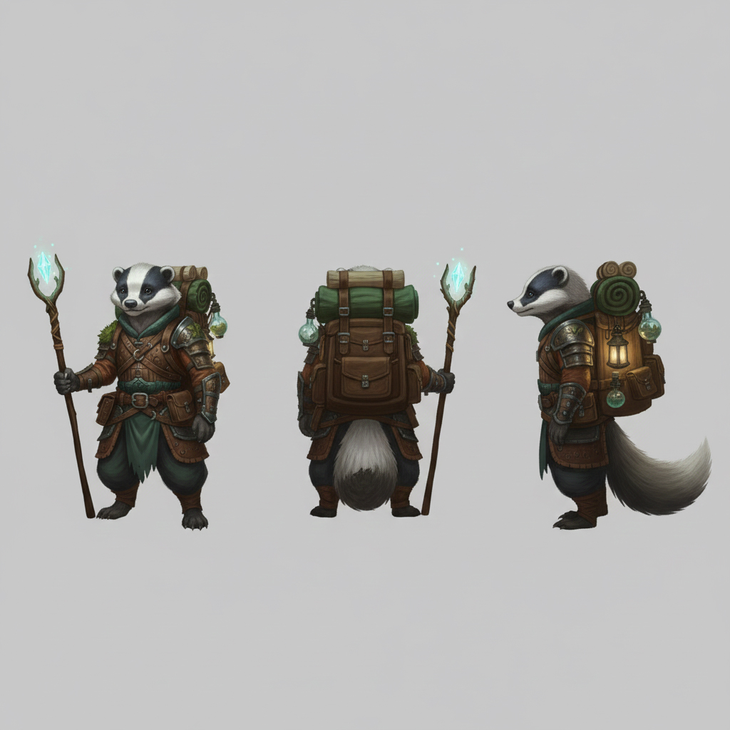 концепт арт Барсук Маг — Изображение №1 — Иллюстрация на Dprofile