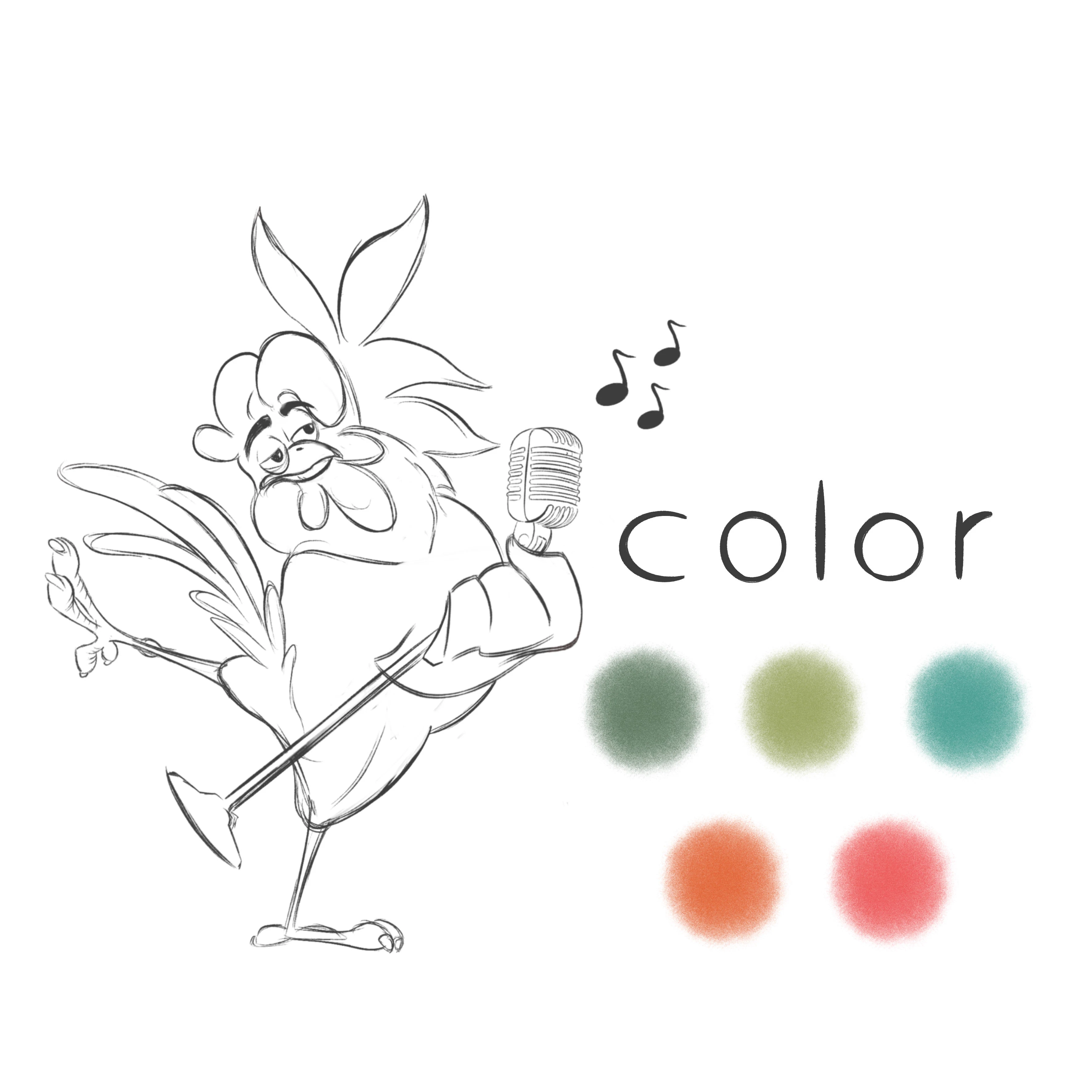 Петух Джаз — Изображение №2 — Иллюстрация на Dprofile