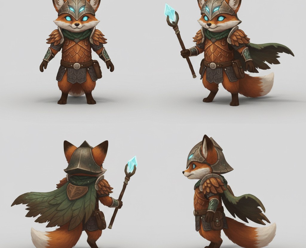 концепт арт лис маг — Иллюстрация на Dprofile