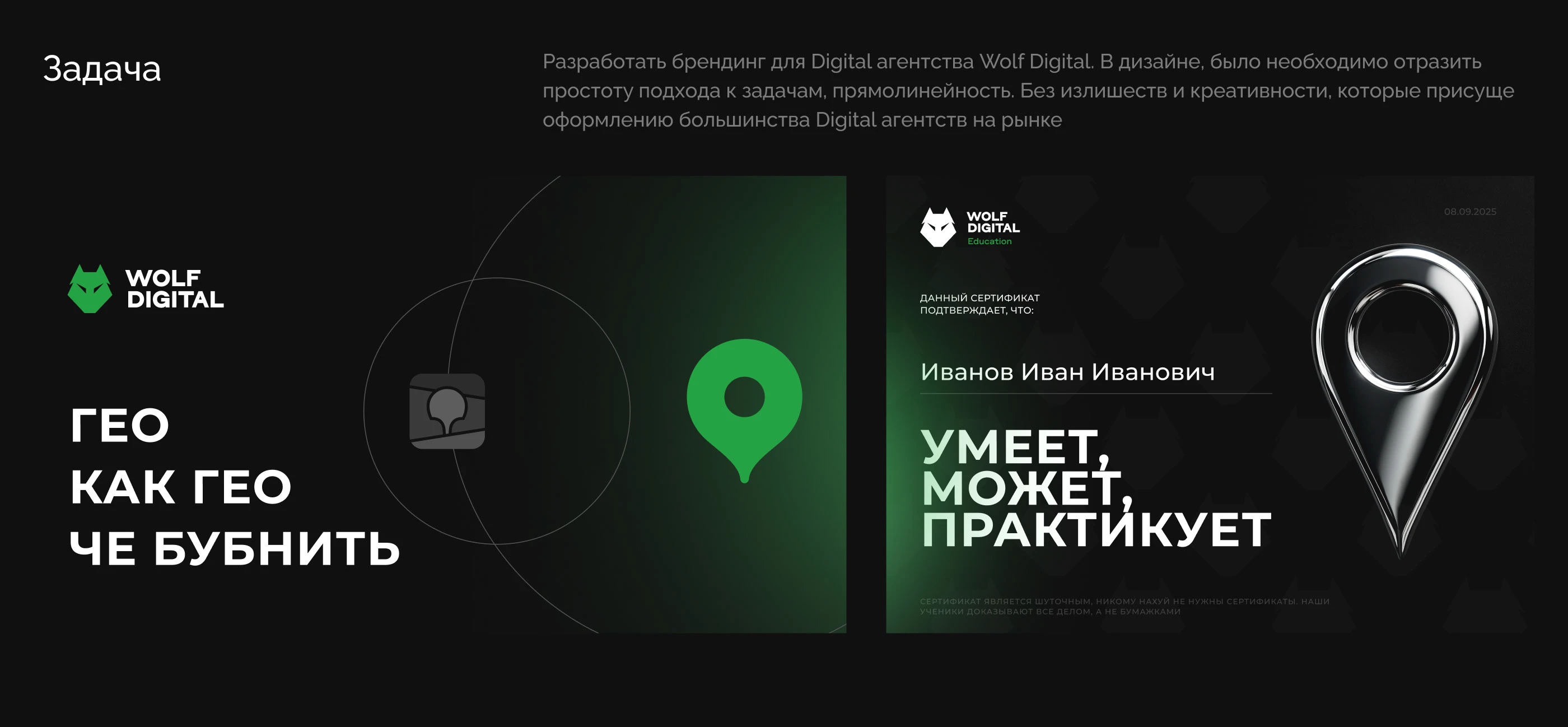 Branding for Wolf Digital Agency — Изображение №3 — Брендинг на Dprofile