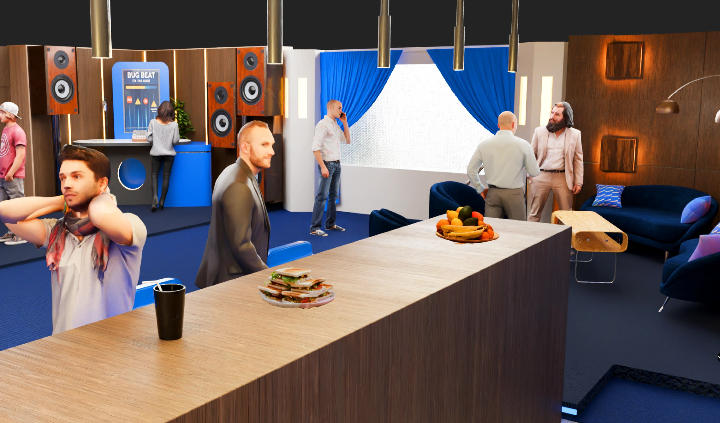 ВКонтакте — 3D Визуализация Стенда — Изображение №13 — Иллюстрация, 3D на Dprofile