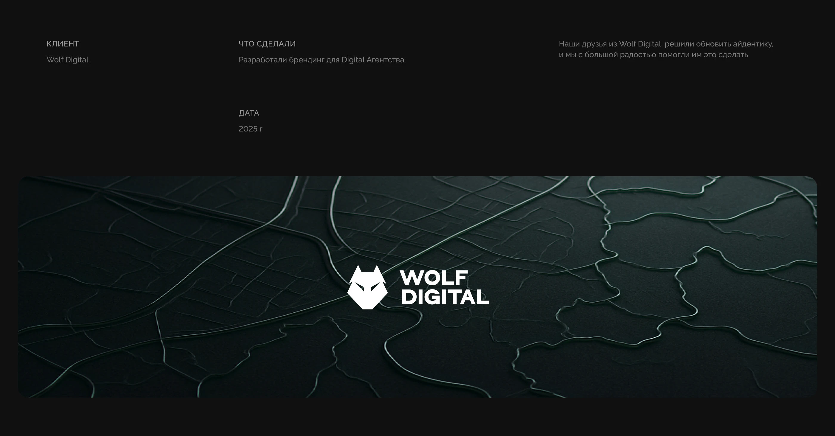 Branding for Wolf Digital Agency — Изображение №2 — Брендинг на Dprofile