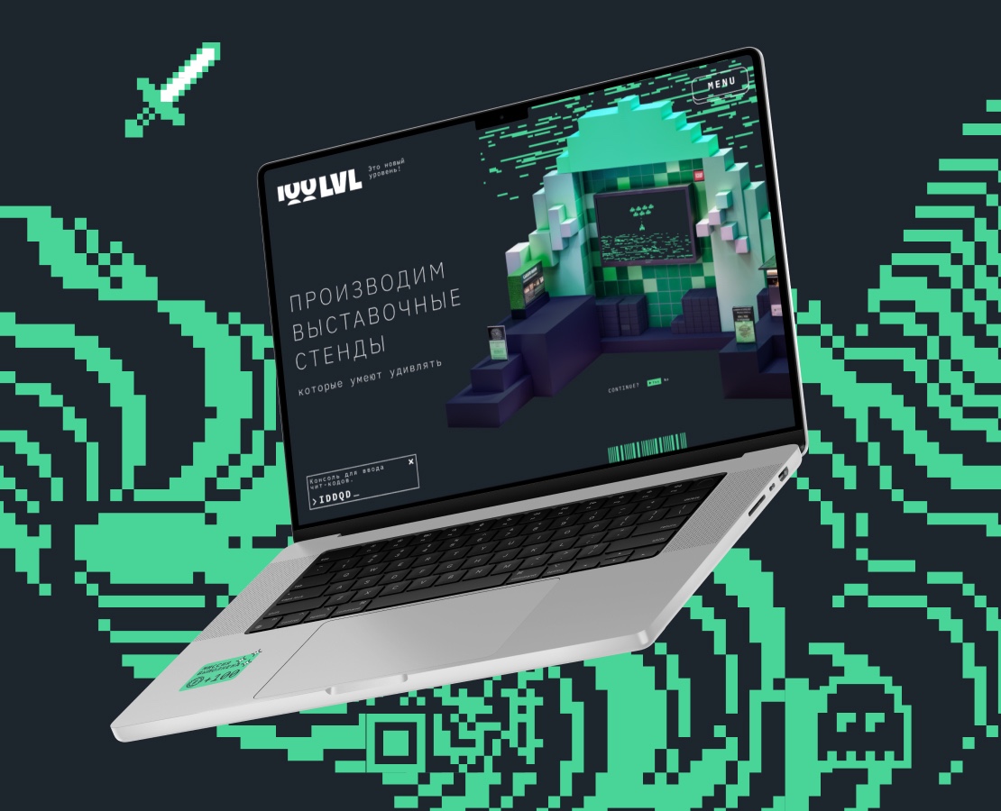100LVL —Site & Presentation на Dprofile