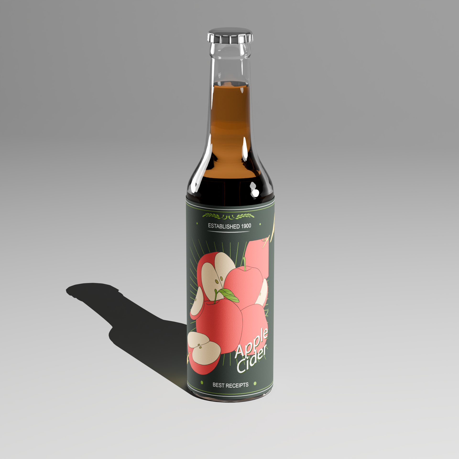 3д визуализация Яблочного Сидра — Изображение №7 — 3D на Dprofile