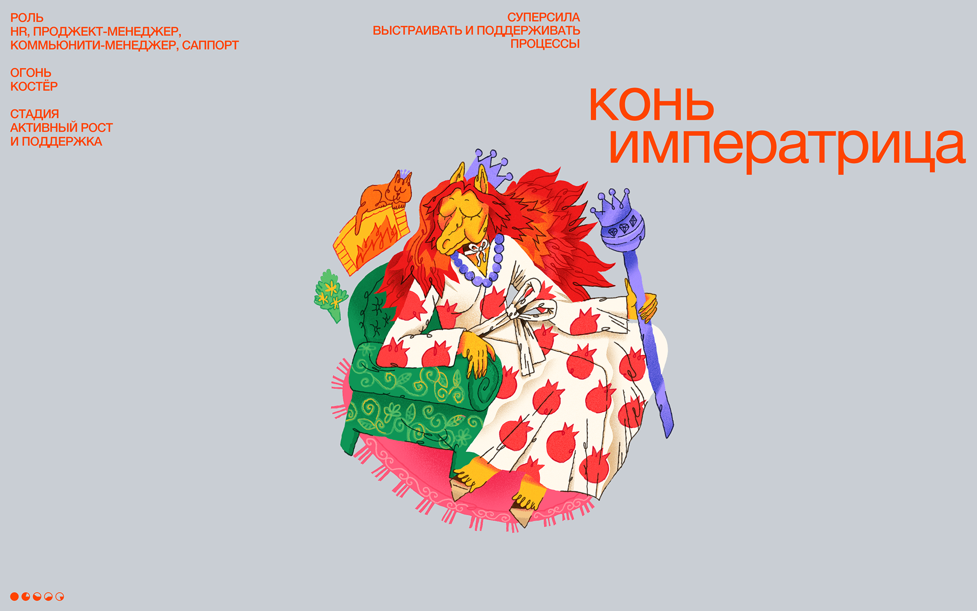 Адвент-календарь Kon' Ogon' — Изображение №4 — Интерфейсы, Иллюстрация на Dprofile