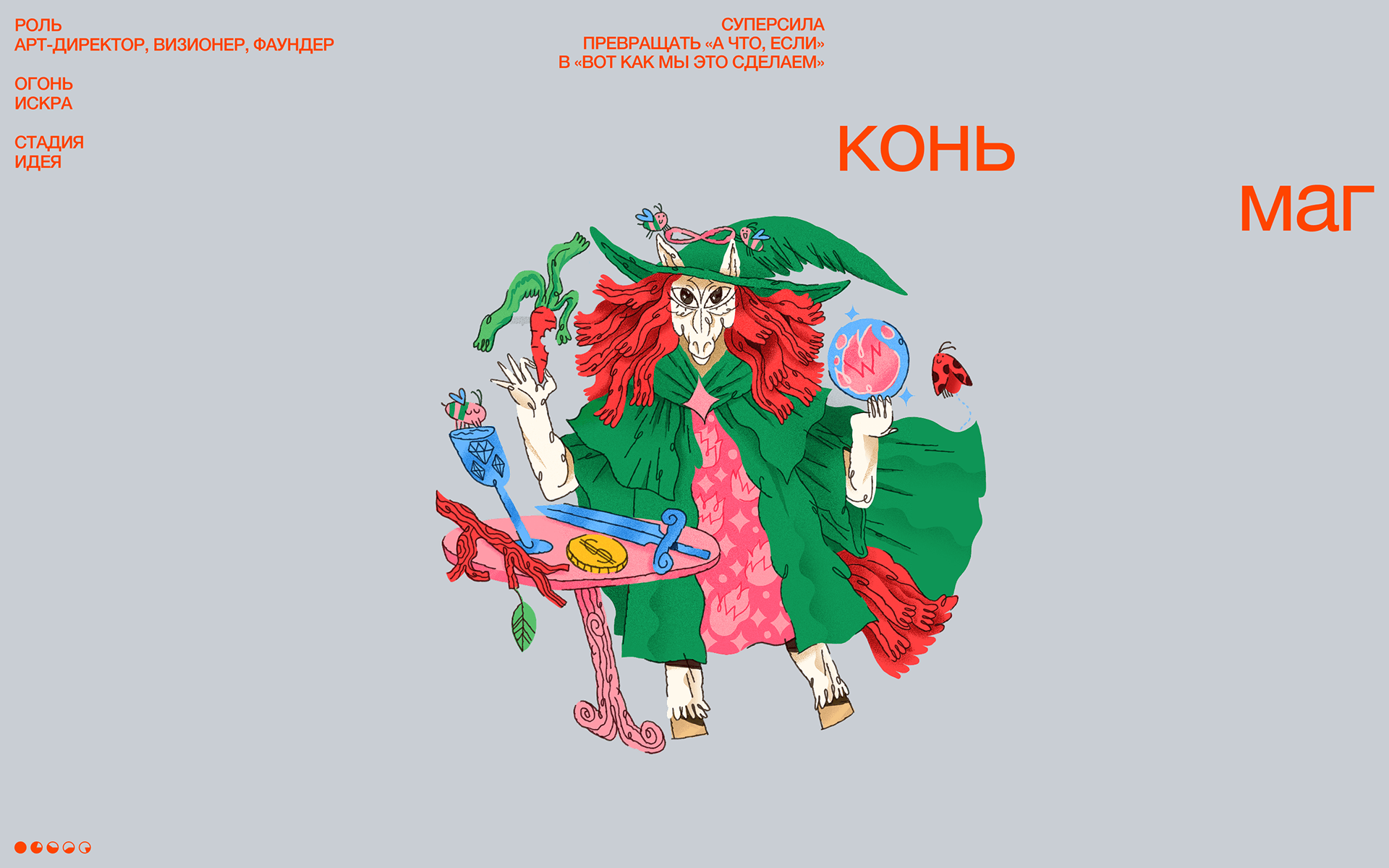 Адвент-календарь Kon' Ogon' — Изображение №3 — Интерфейсы, Иллюстрация на Dprofile