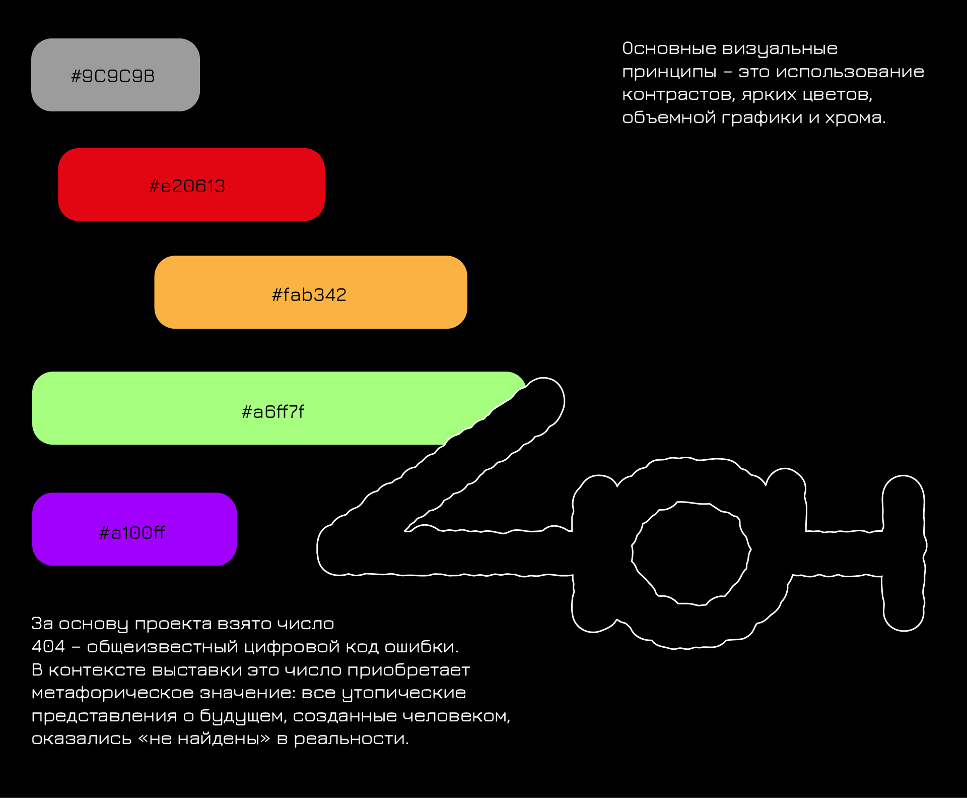 Выставка 404 — Изображение №3 — Брендинг, Графика на Dprofile