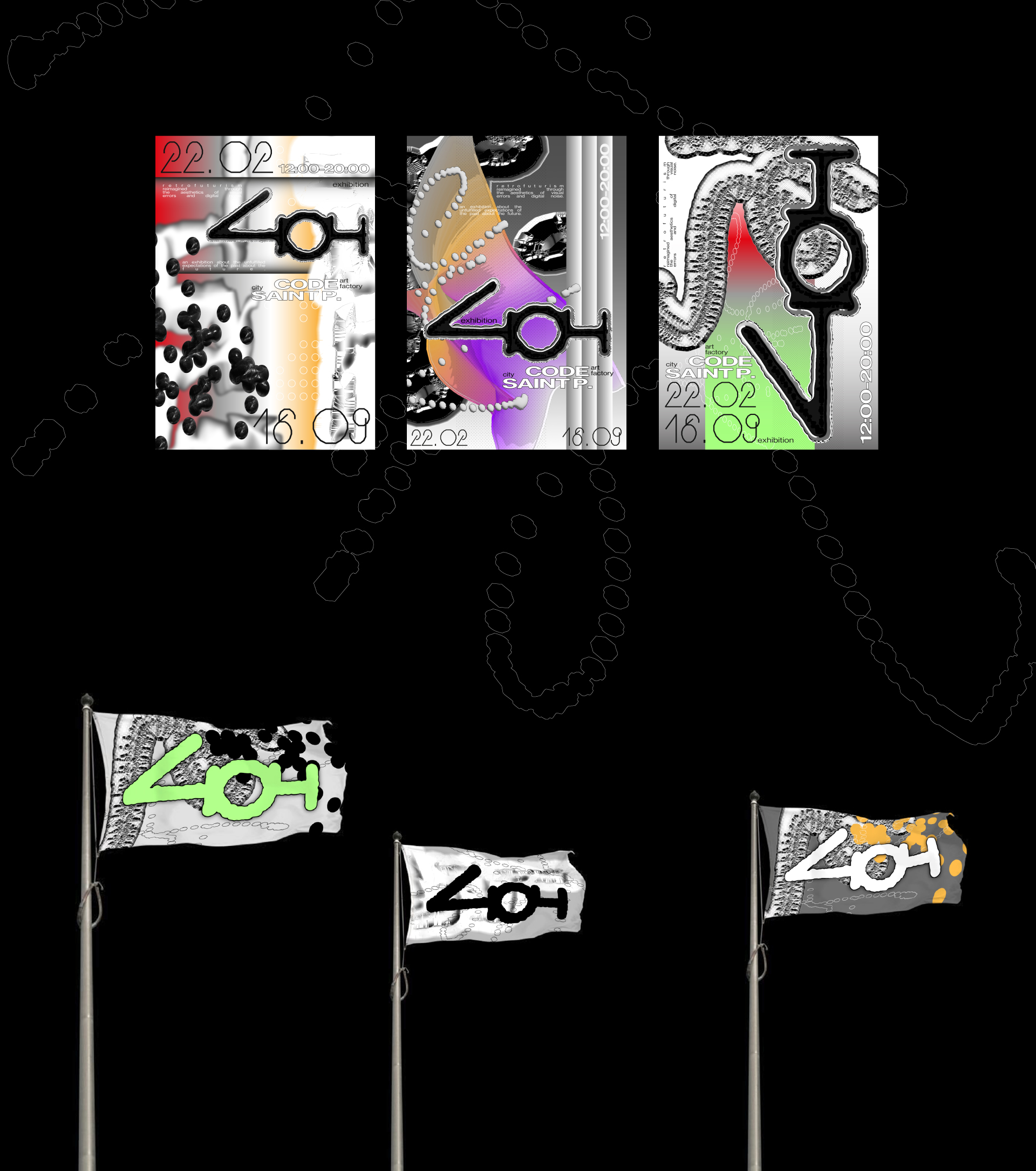 Выставка 404 — Изображение №5 — Брендинг, Графика на Dprofile