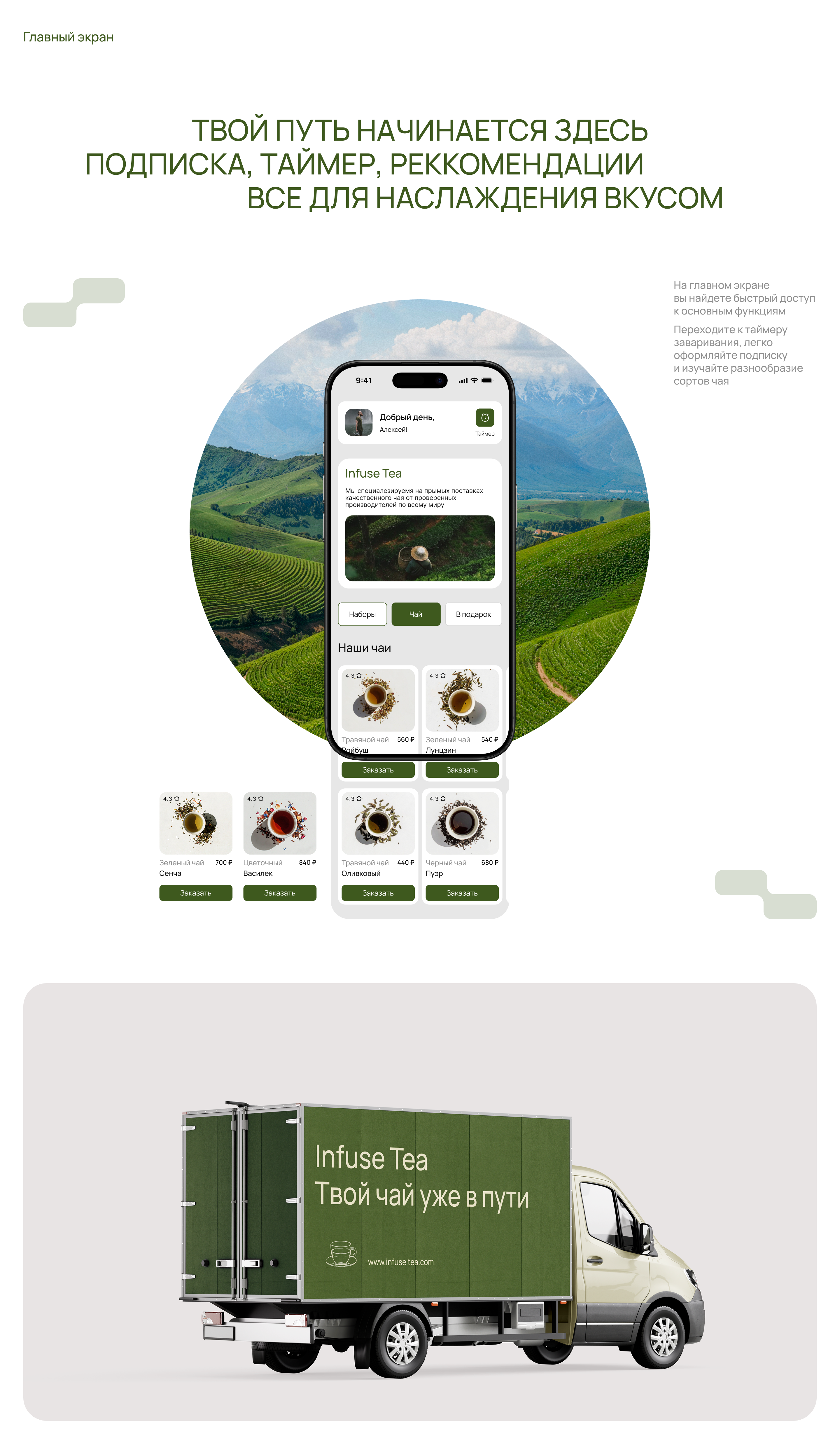 Infuse Tea — Изображение №10 — Интерфейсы на Dprofile