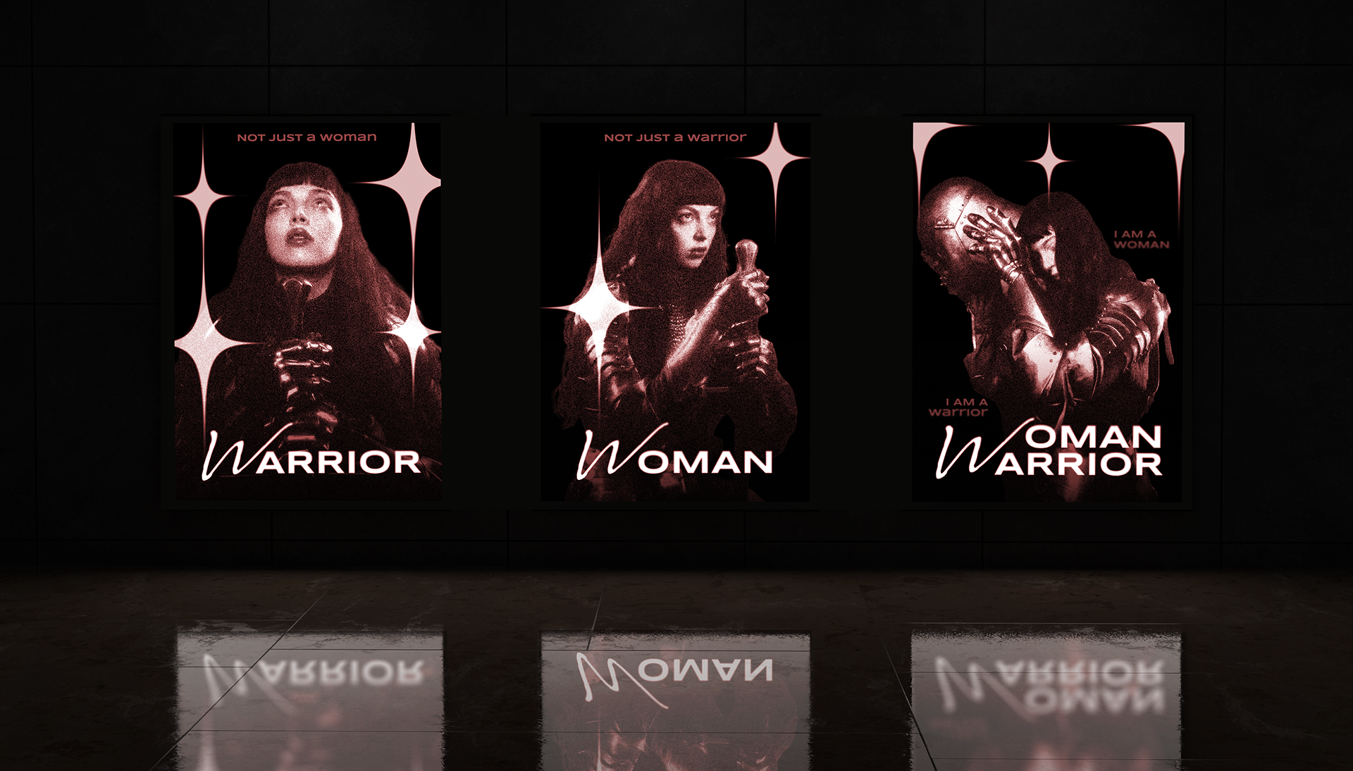 Poster collection "Woman & Warrior" — Изображение №3 — Графика на Dprofile