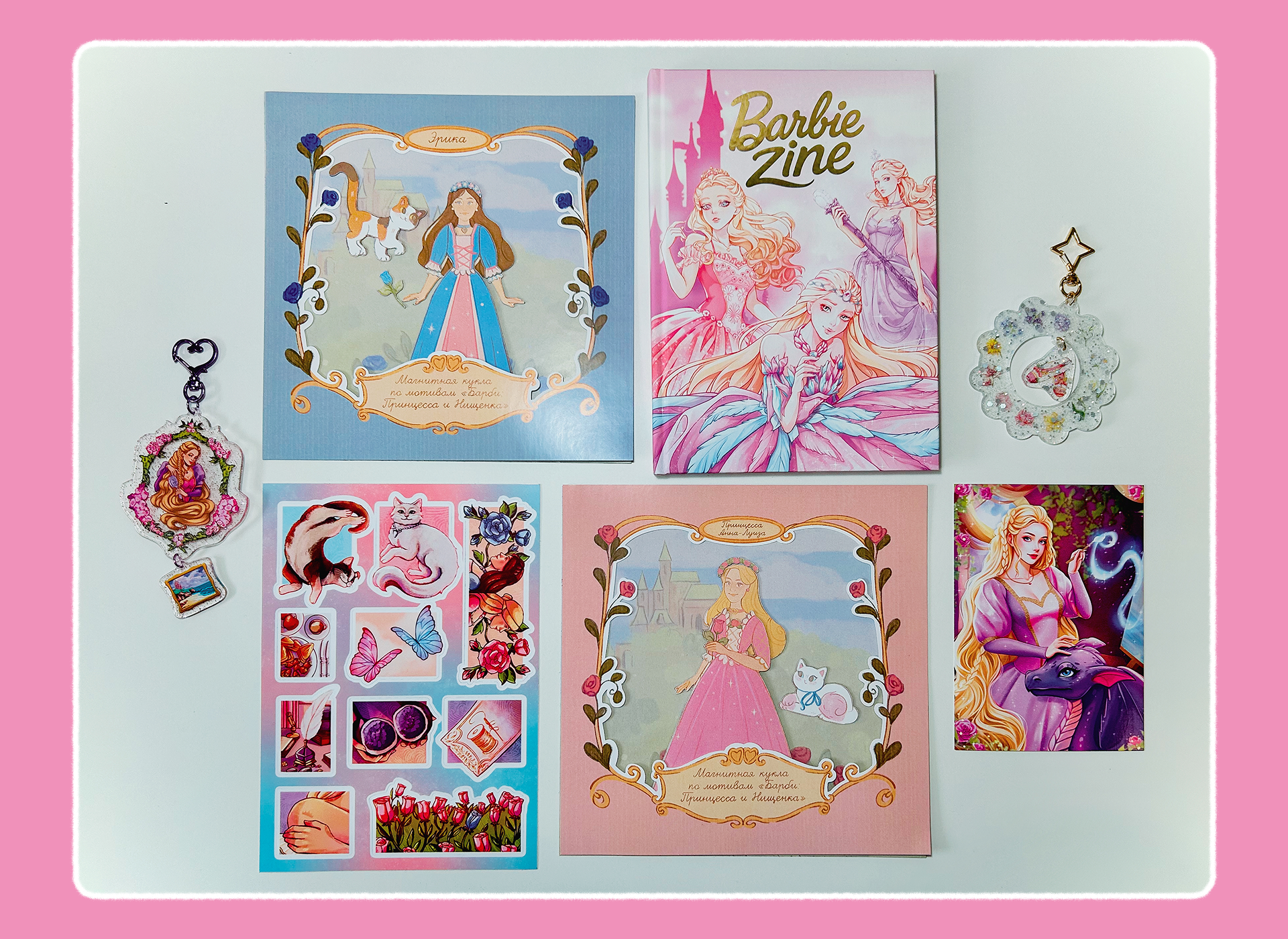 Иллюстрация и стикерпак в Barbie Zine — Изображение №5 — Брендинг, Иллюстрация на Dprofile