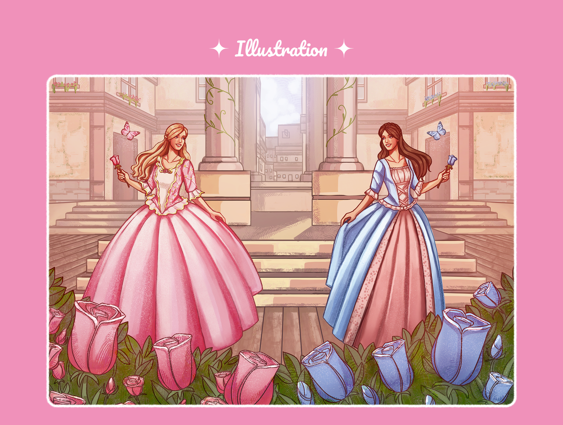Иллюстрация и стикерпак в Barbie Zine — Изображение №2 — Брендинг, Иллюстрация на Dprofile