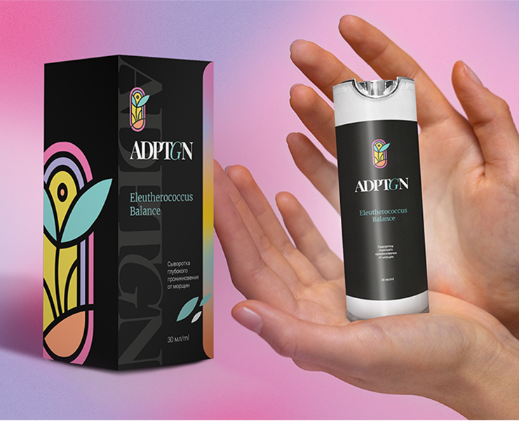 Дизайн упаковки косметики ADPTGN — Интерфейсы, Брендинг на Dprofile