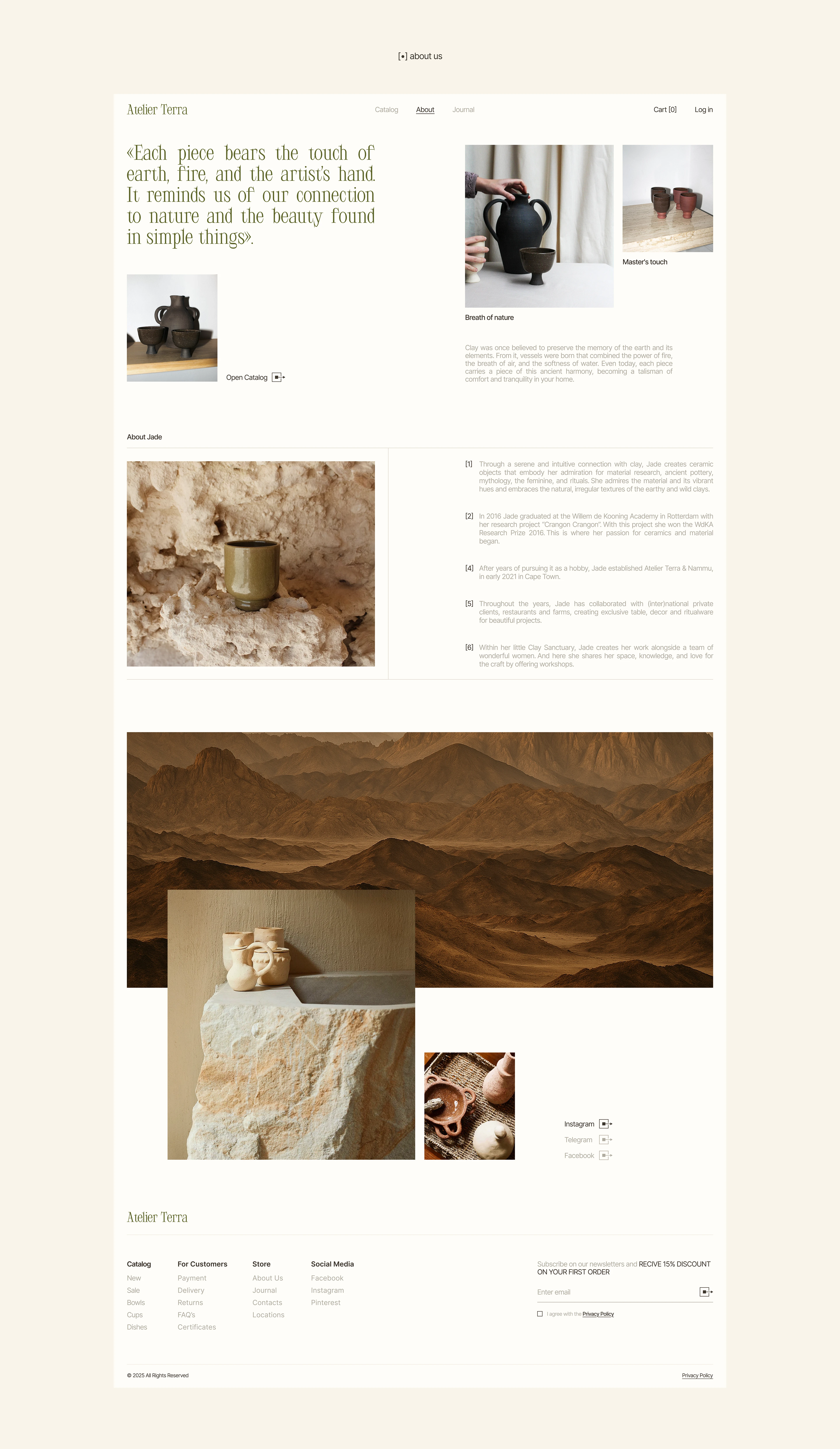 Online ceramics store | e-commercy design — Изображение №6 — Интерфейсы, Графика на Dprofile