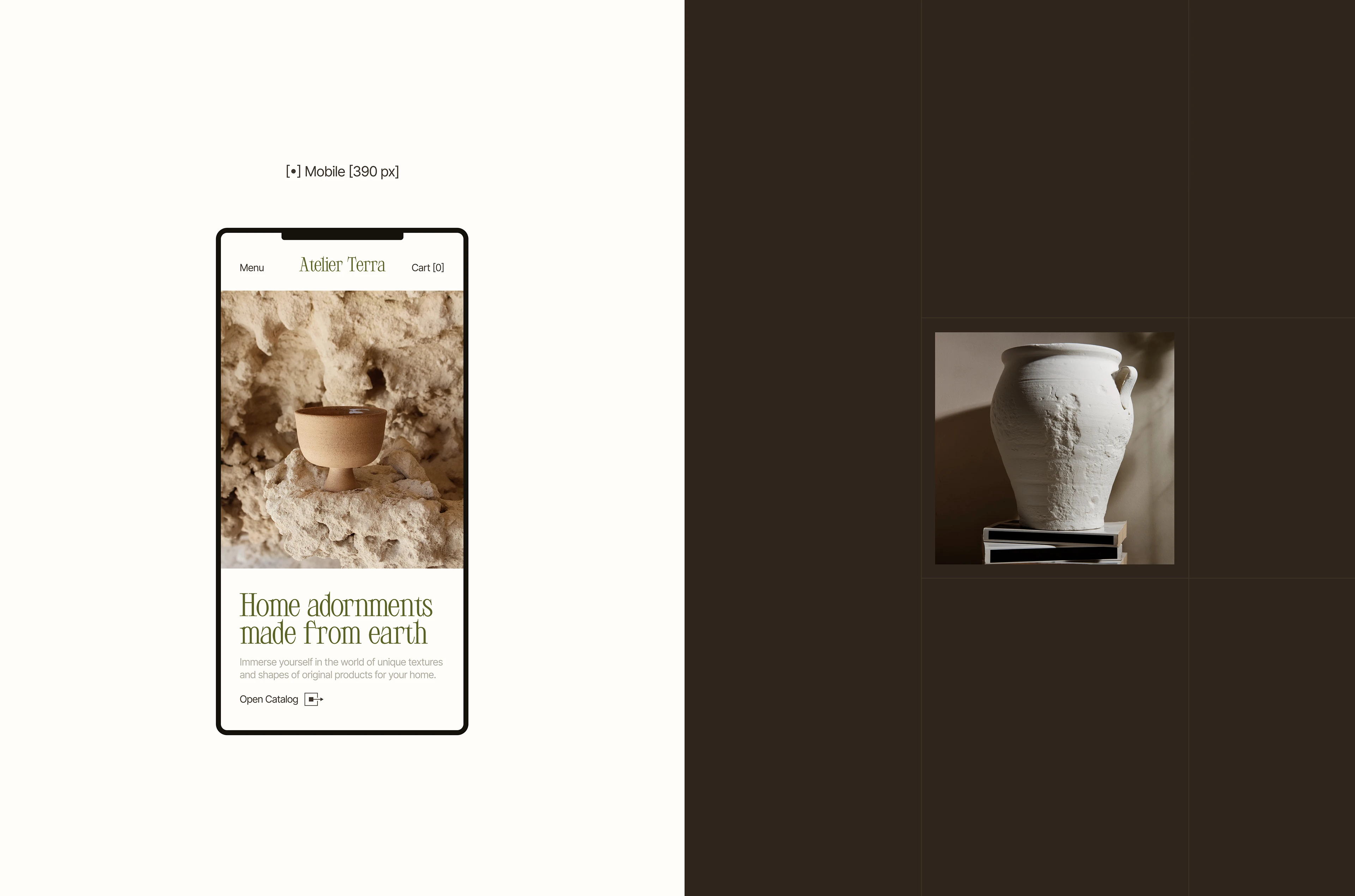 Online ceramics store | e-commercy design — Изображение №5 — Интерфейсы, Графика на Dprofile