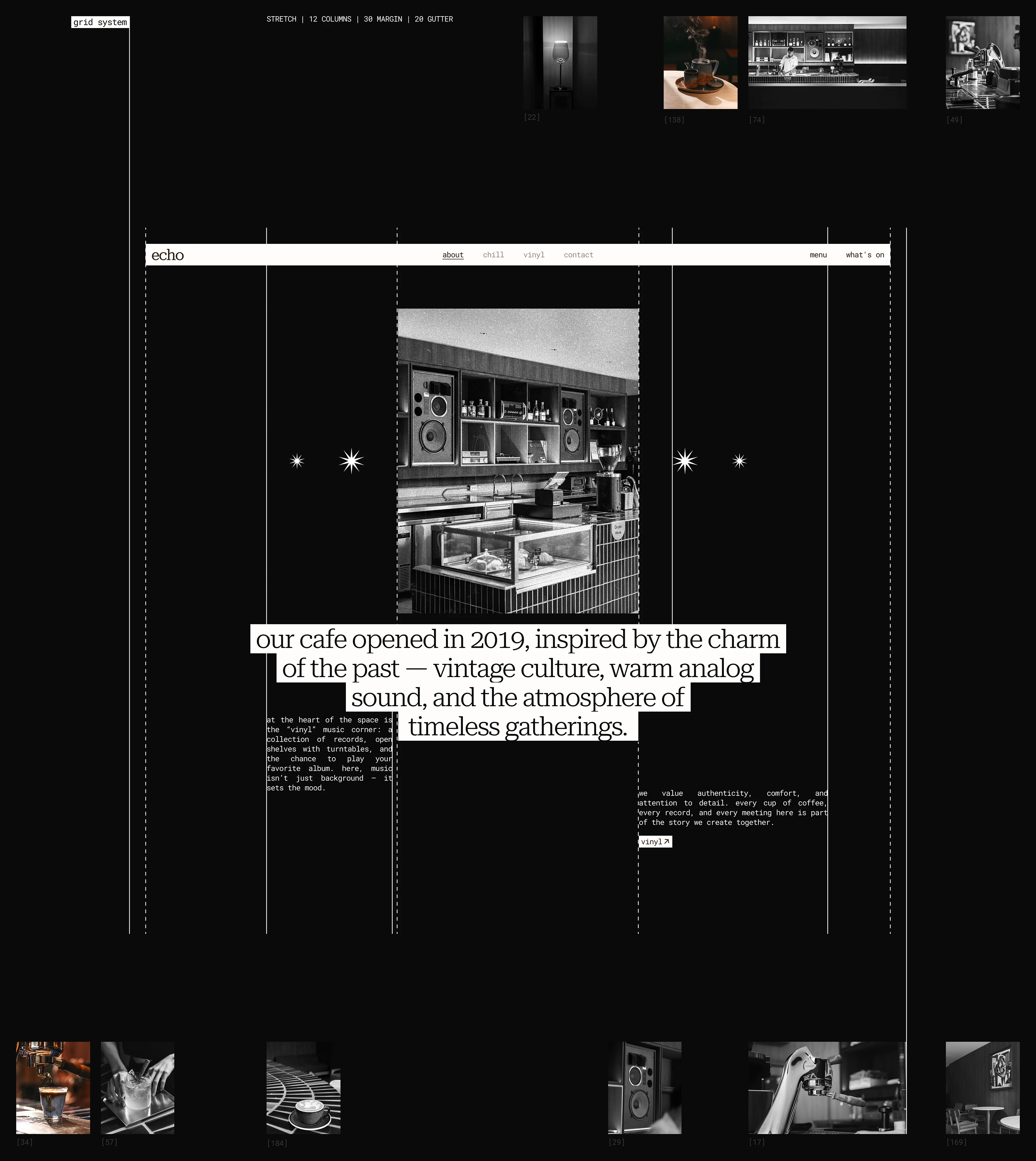 Echo Coffee Shop — Website UI/UX & E-commerce Design — Изображение №9 — Интерфейсы на Dprofile