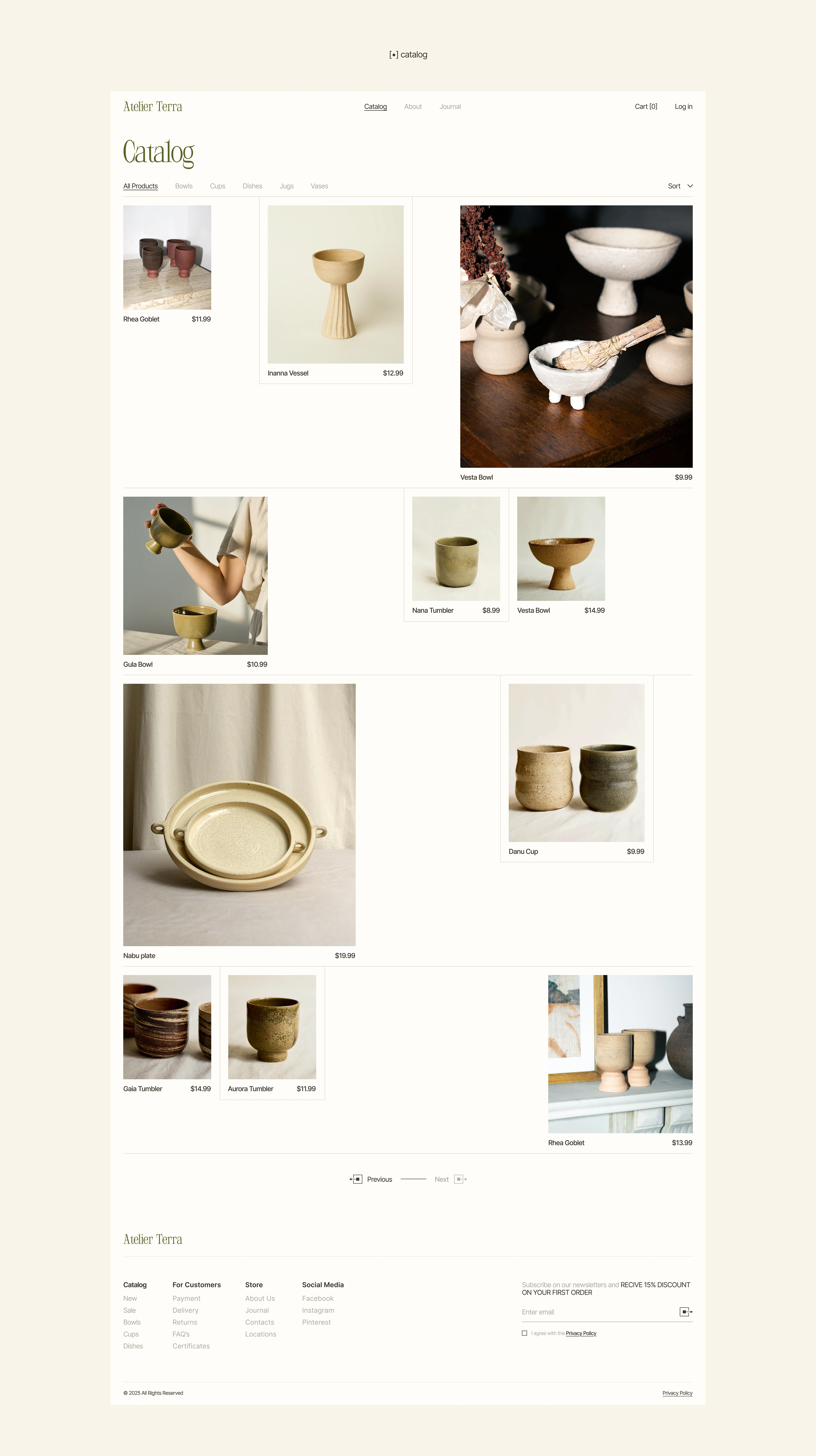 Online ceramics store | e-commercy design — Изображение №8 — Интерфейсы, Графика на Dprofile