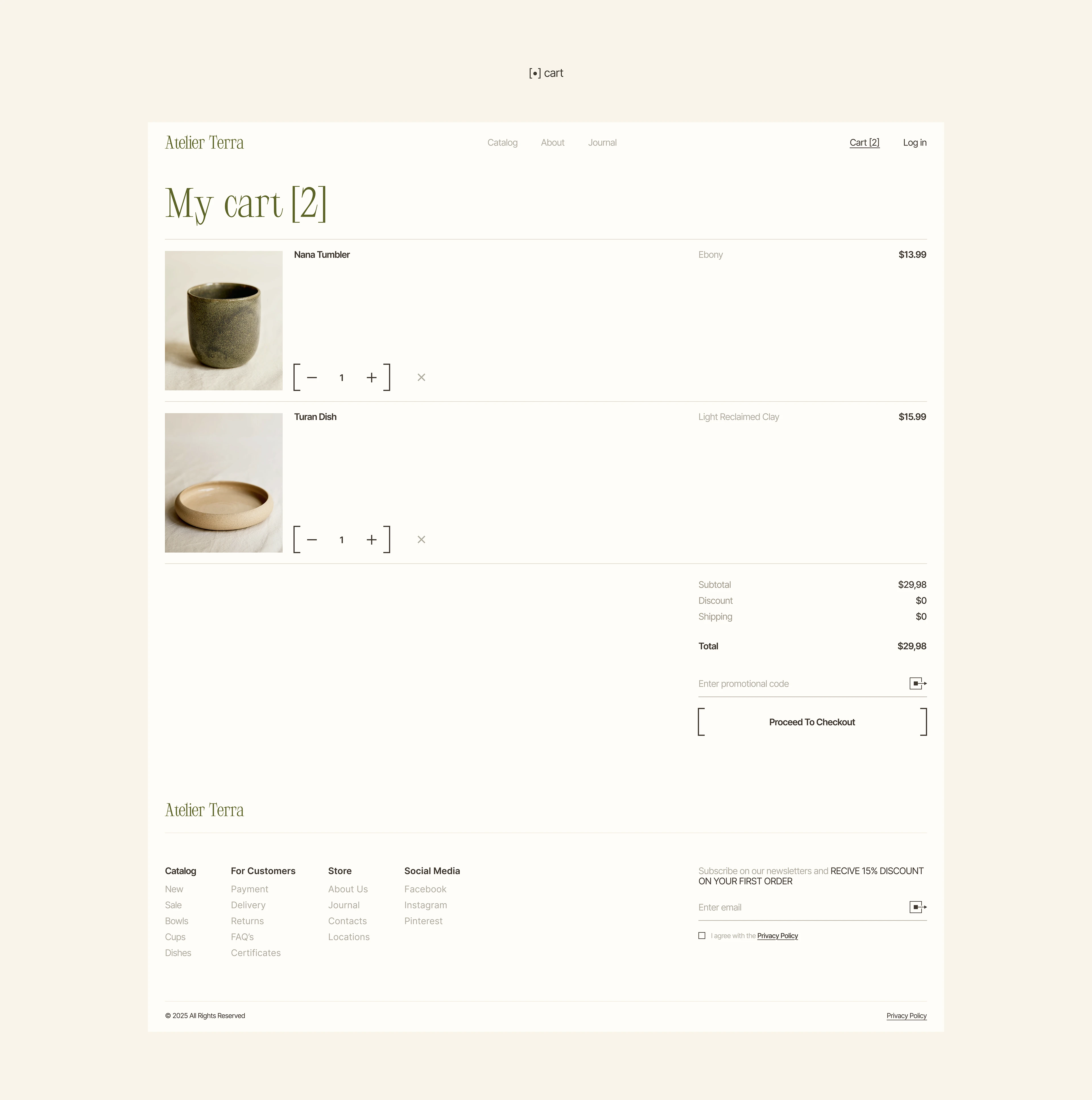 Online ceramics store | e-commercy design — Изображение №12 — Интерфейсы, Графика на Dprofile