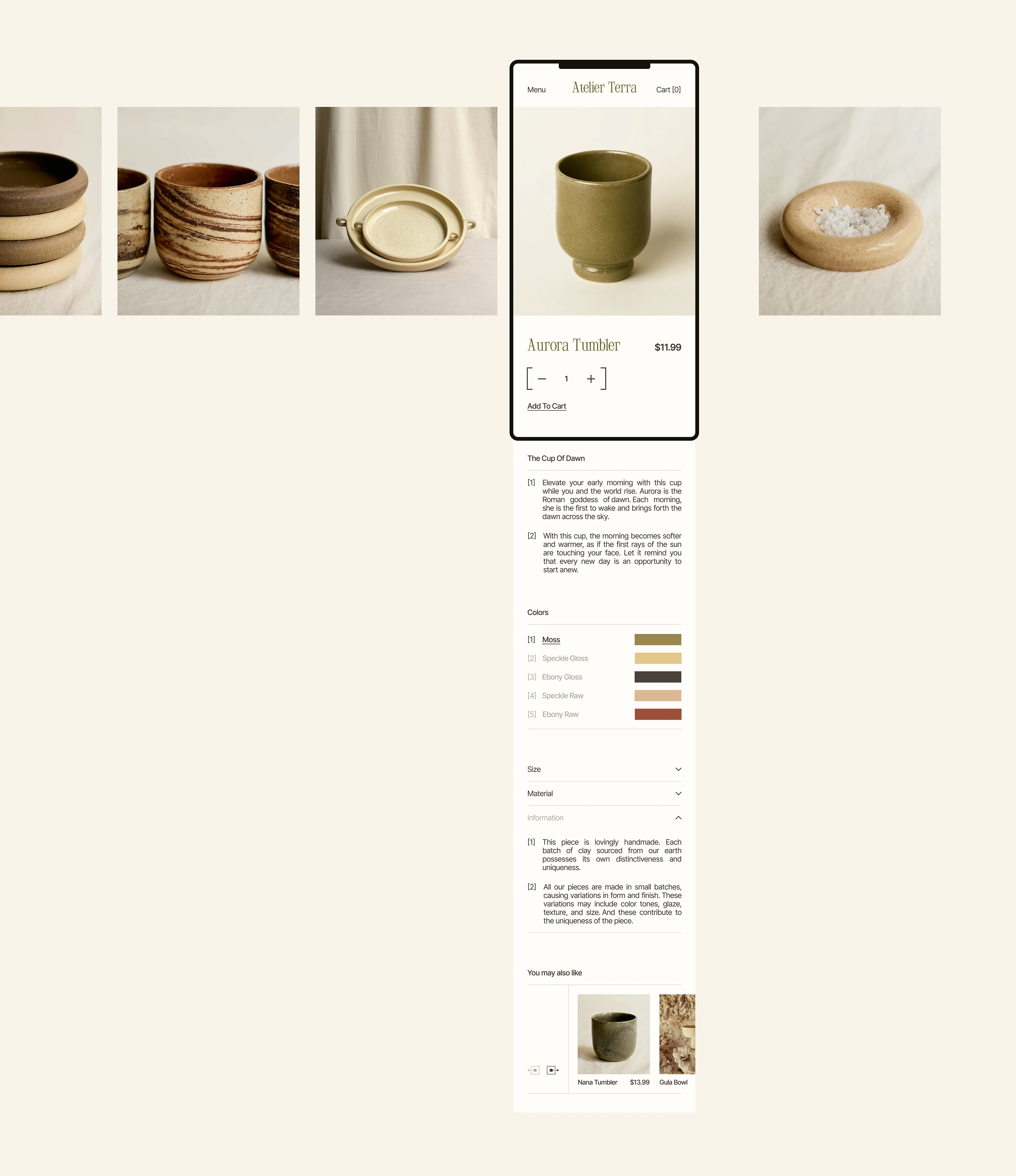 Online ceramics store | e-commercy design — Изображение №10 — Интерфейсы, Графика на Dprofile