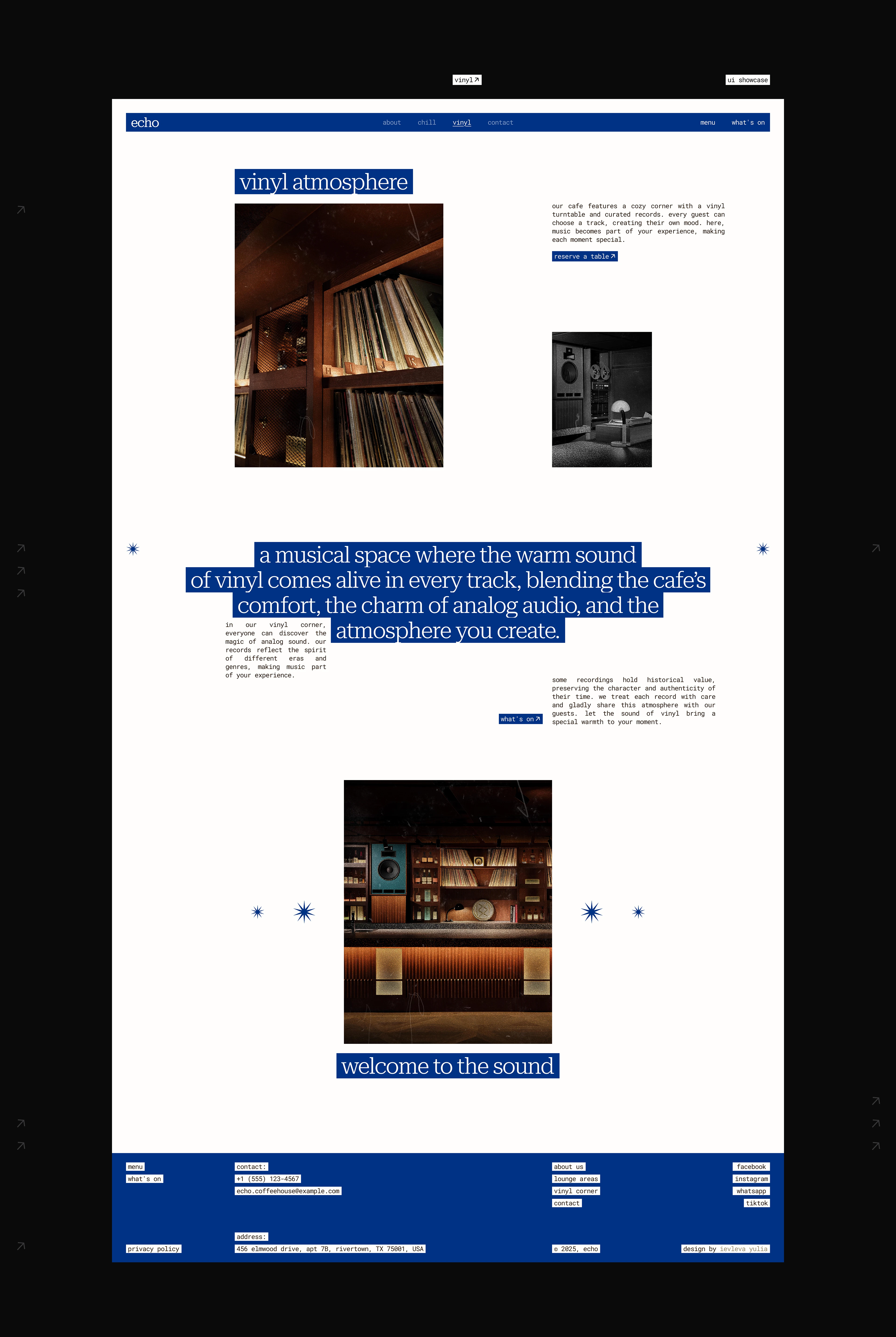 Echo Coffee Shop — Website UI/UX & E-commerce Design — Изображение №12 — Интерфейсы на Dprofile