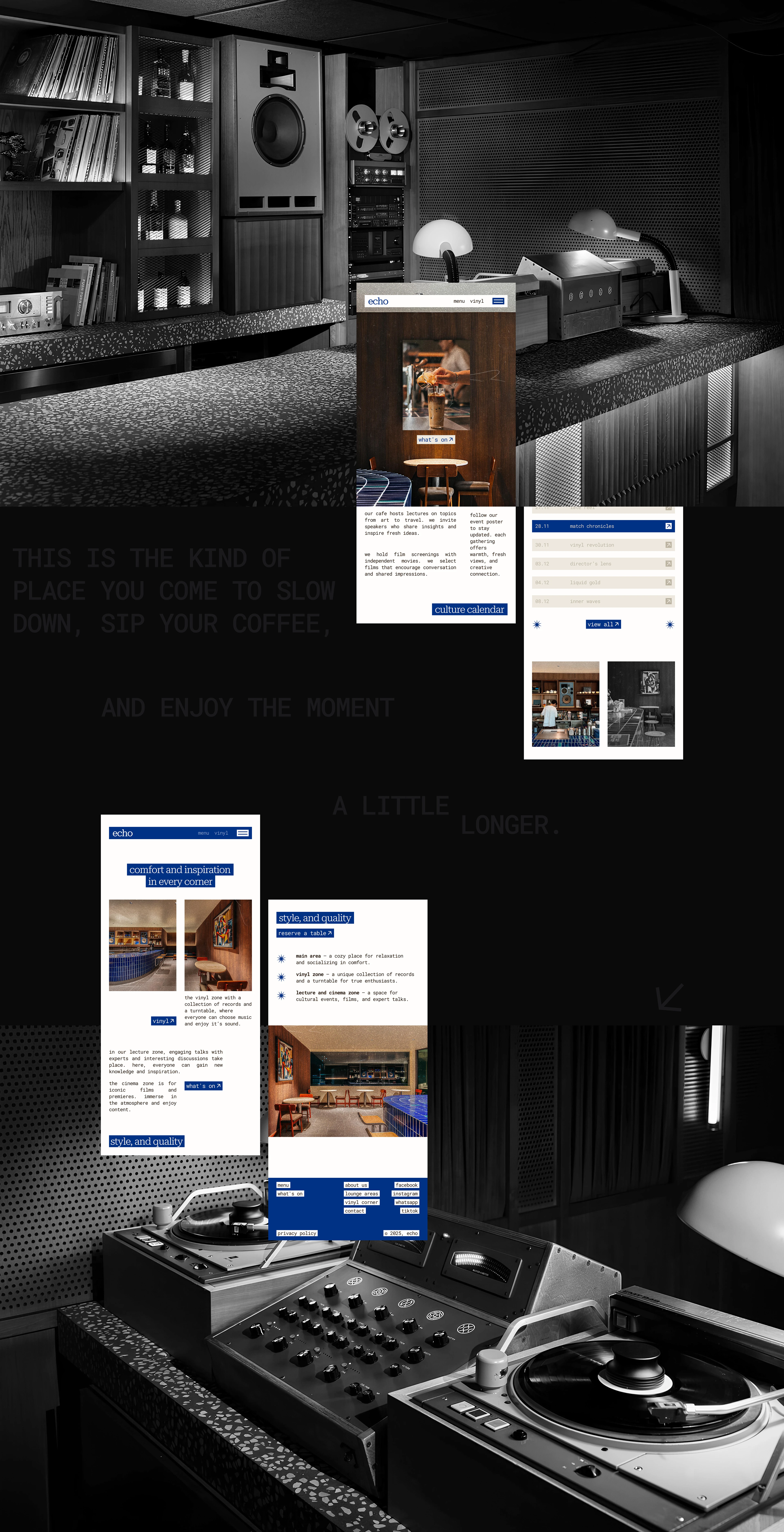 Echo Coffee Shop — Website UI/UX & E-commerce Design — Изображение №11 — Интерфейсы на Dprofile