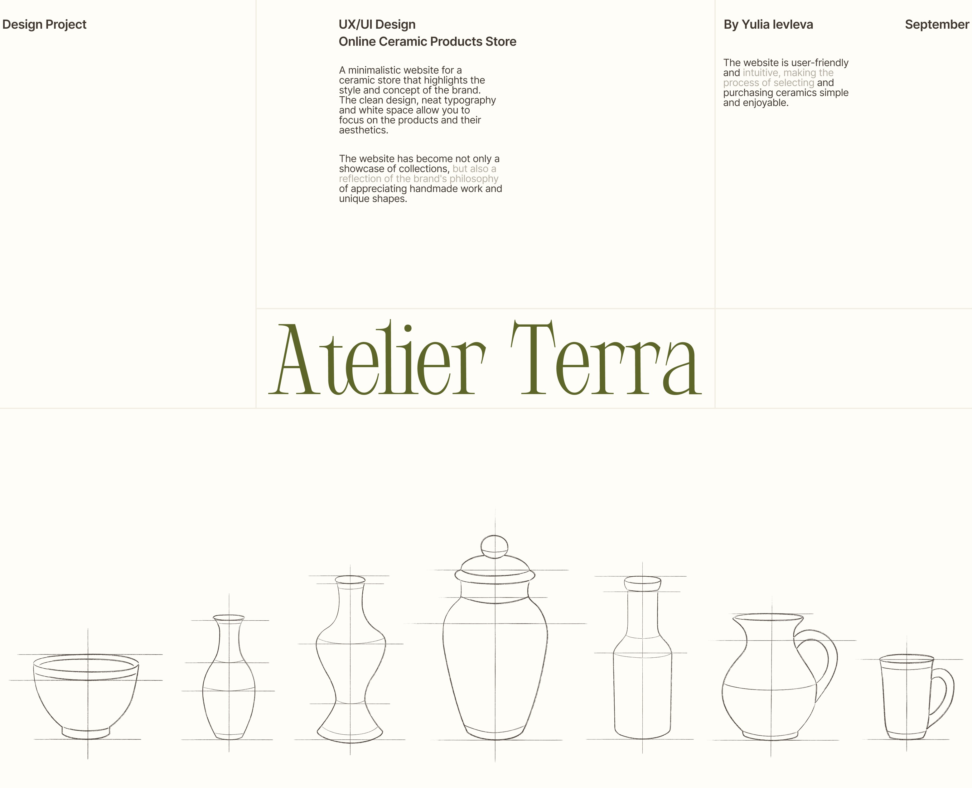 Online ceramics store | e-commercy design на Dprofile