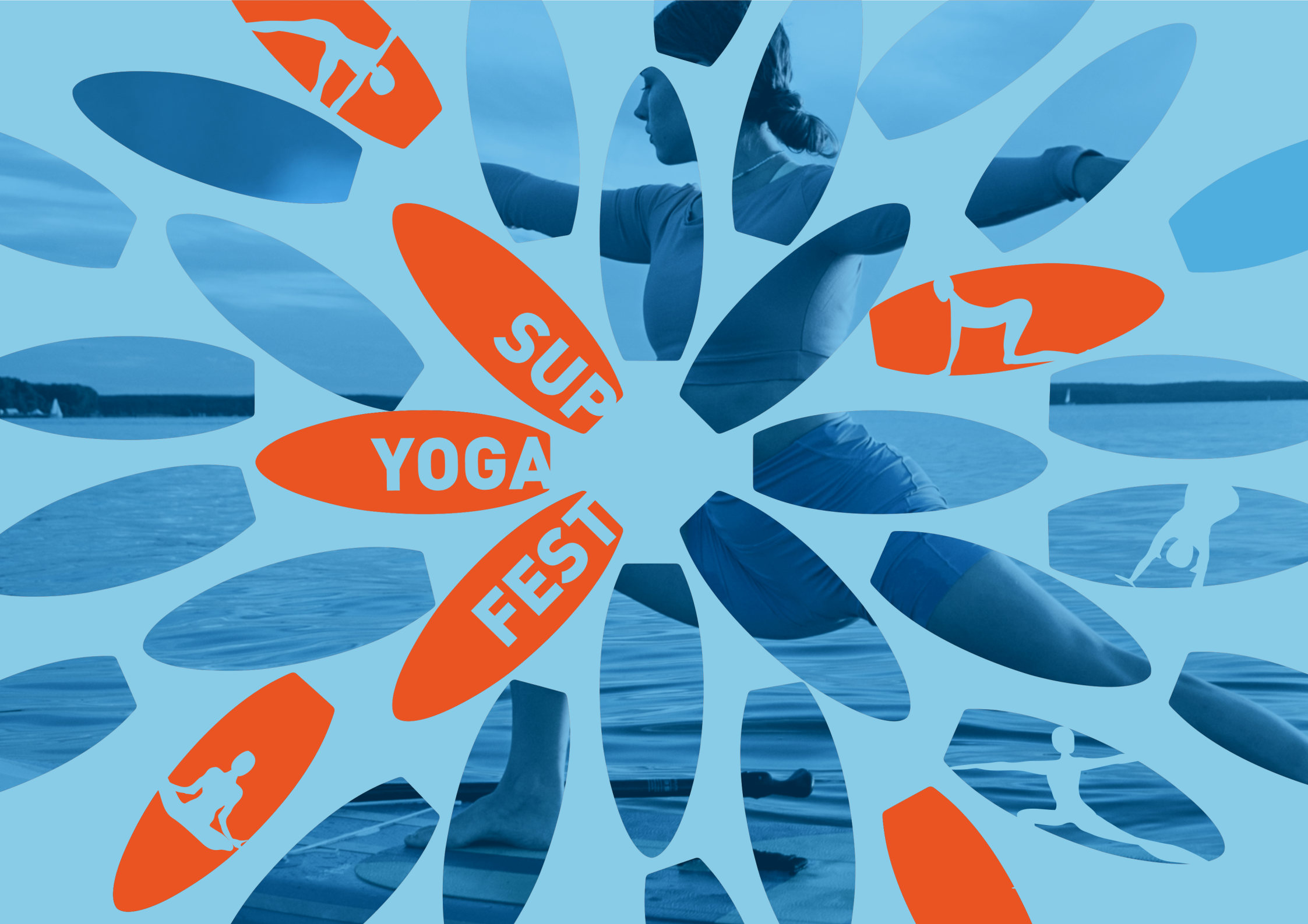 SUP YOGA FEST — Изображение №3 — Брендинг, Графика на Dprofile