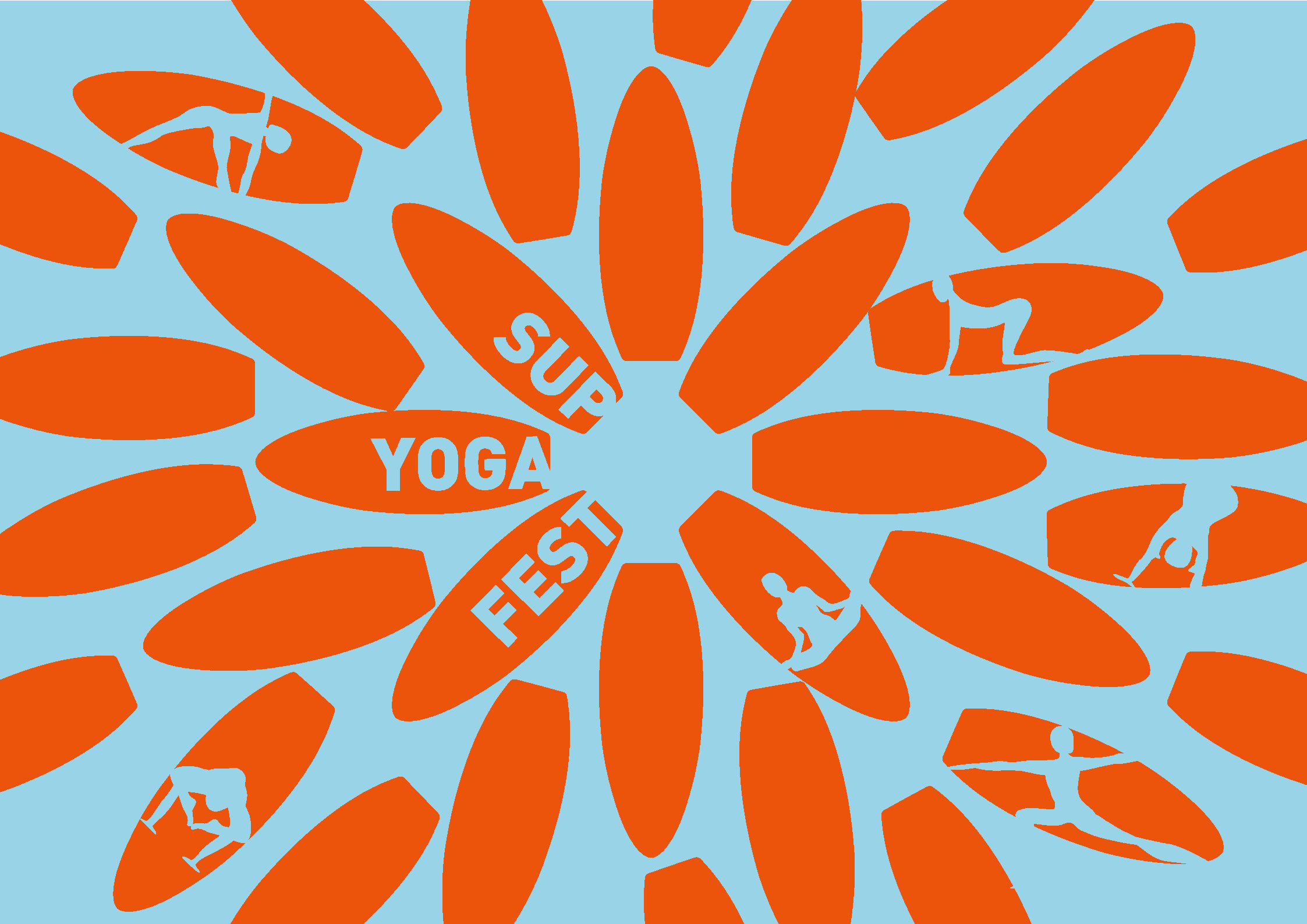 SUP YOGA FEST — Изображение №2 — Брендинг, Графика на Dprofile