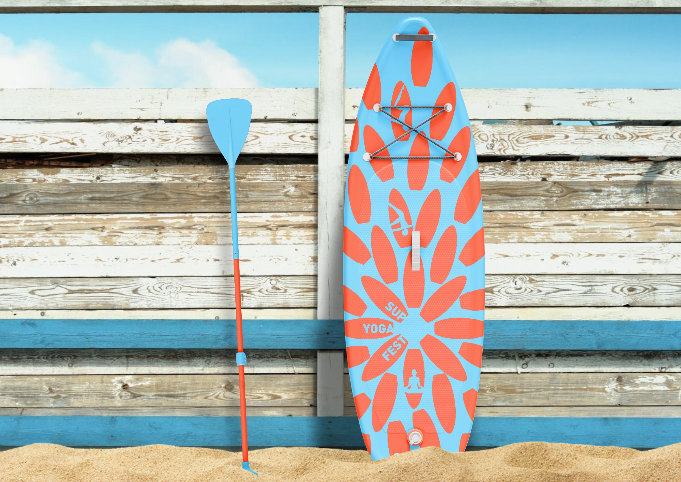 SUP YOGA FEST — Изображение №8 — Брендинг, Графика на Dprofile