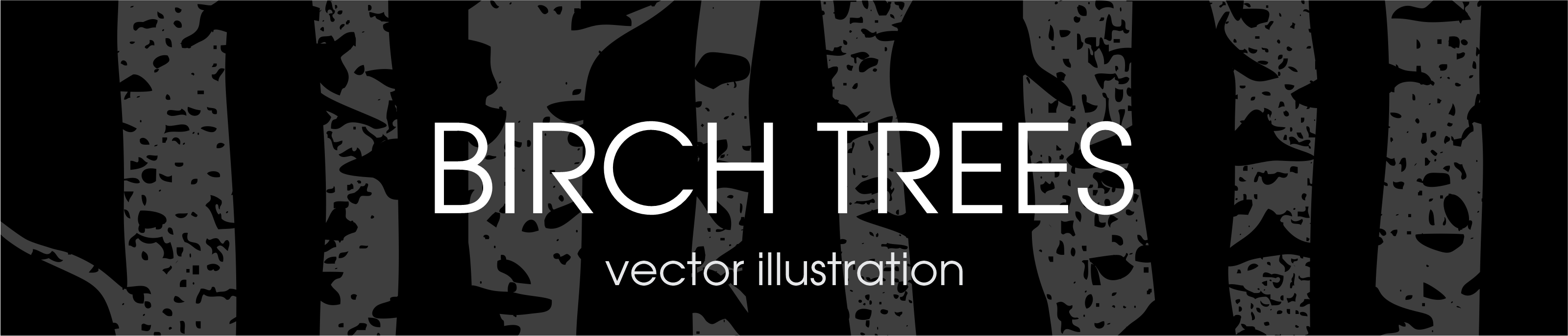 Березы. Векторная иллюстрация — Изображение №1 — Иллюстрация, Графика на Dprofile