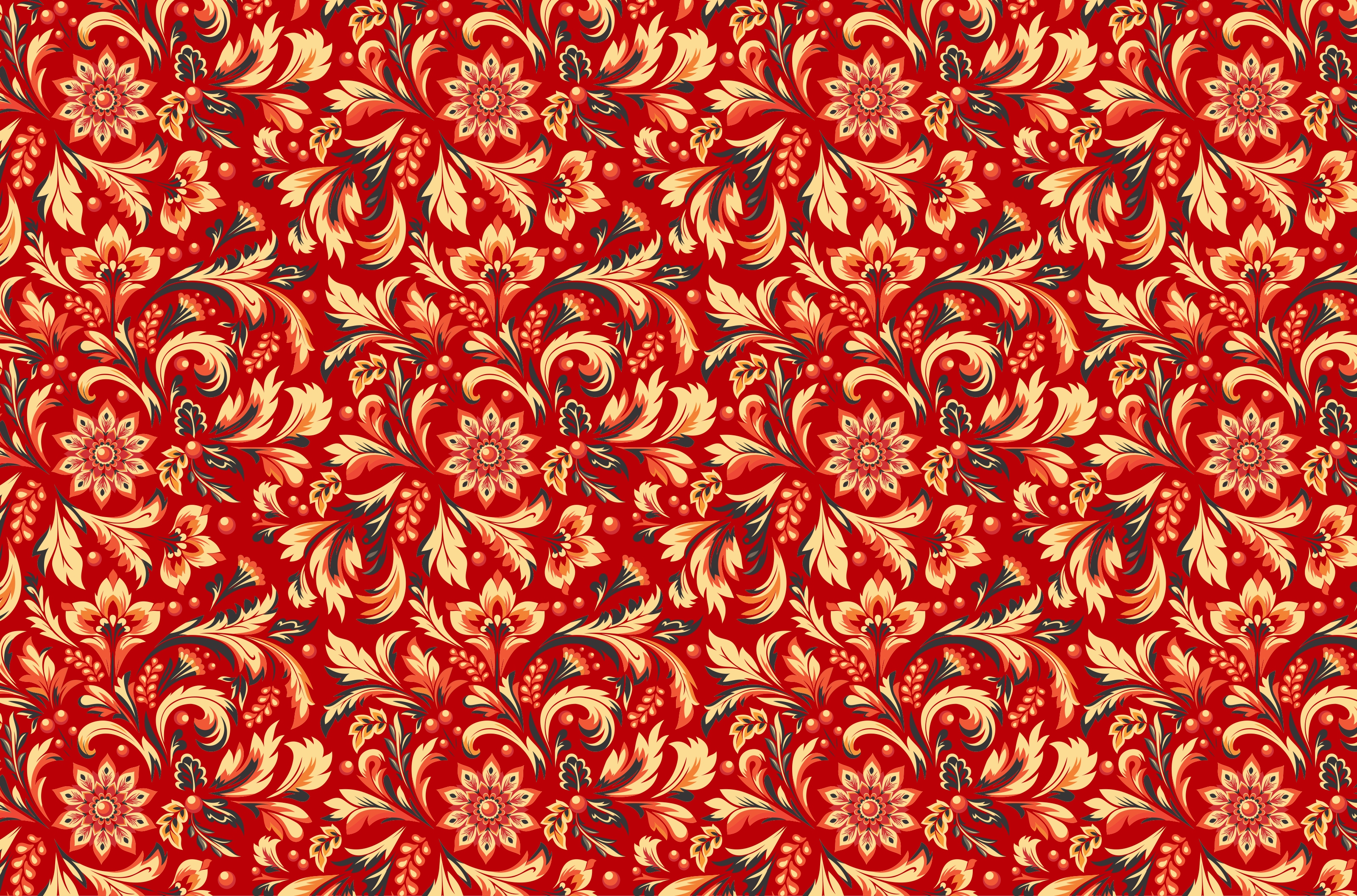 Паттерн в русском стиле — Изображение №6 — Иллюстрация, Графика на Dprofile