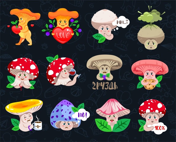 Стикеры ТГ — Иллюстрация, Графика на Dprofile