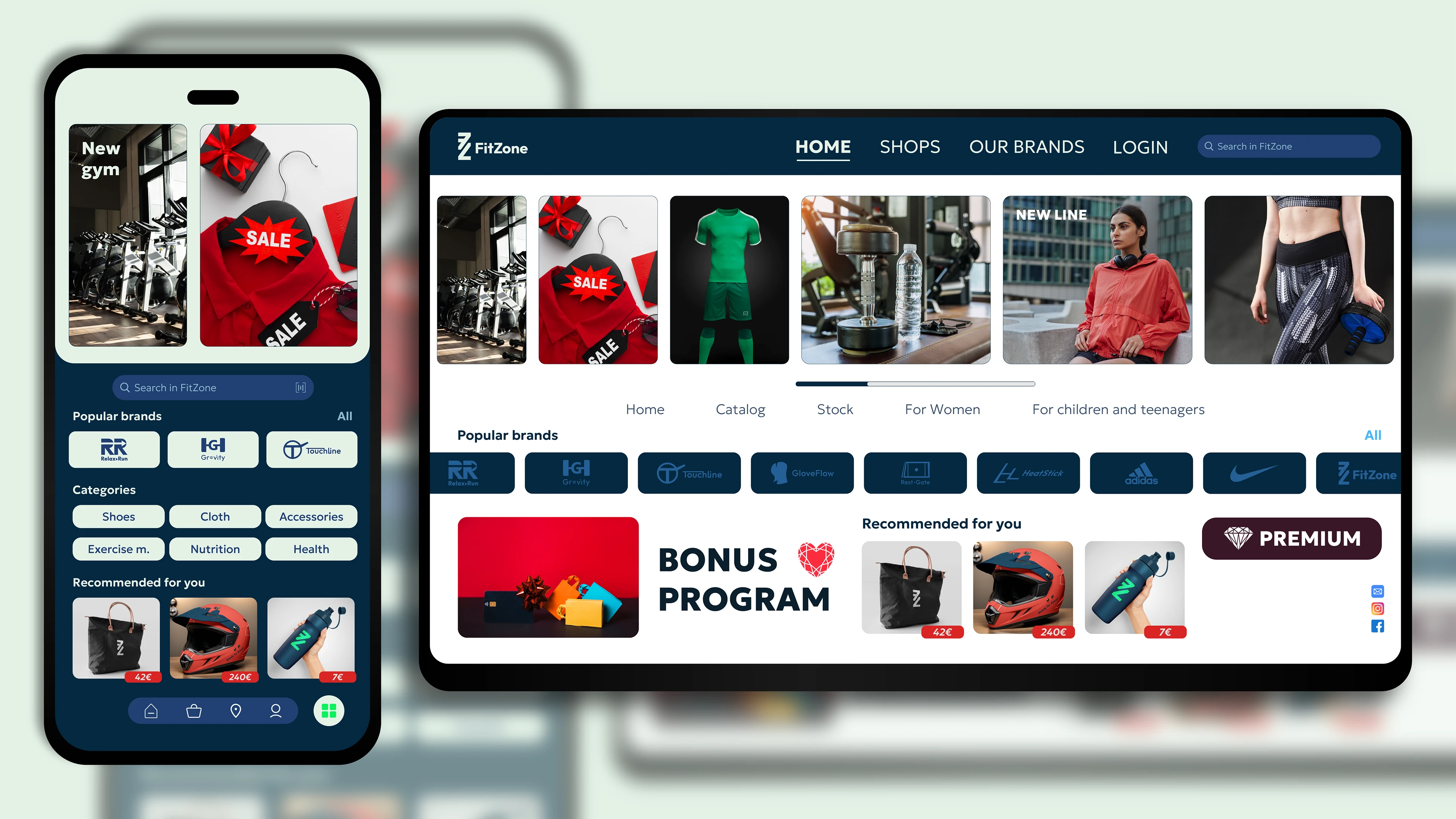 FItZone | Branding — Изображение №10 — Брендинг на Dprofile