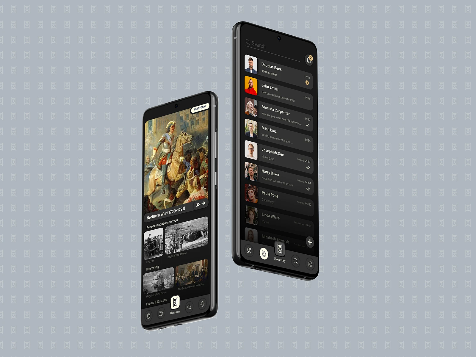 Hourstory | App Concept — Изображение №13 — Интерфейсы, Брендинг на Dprofile