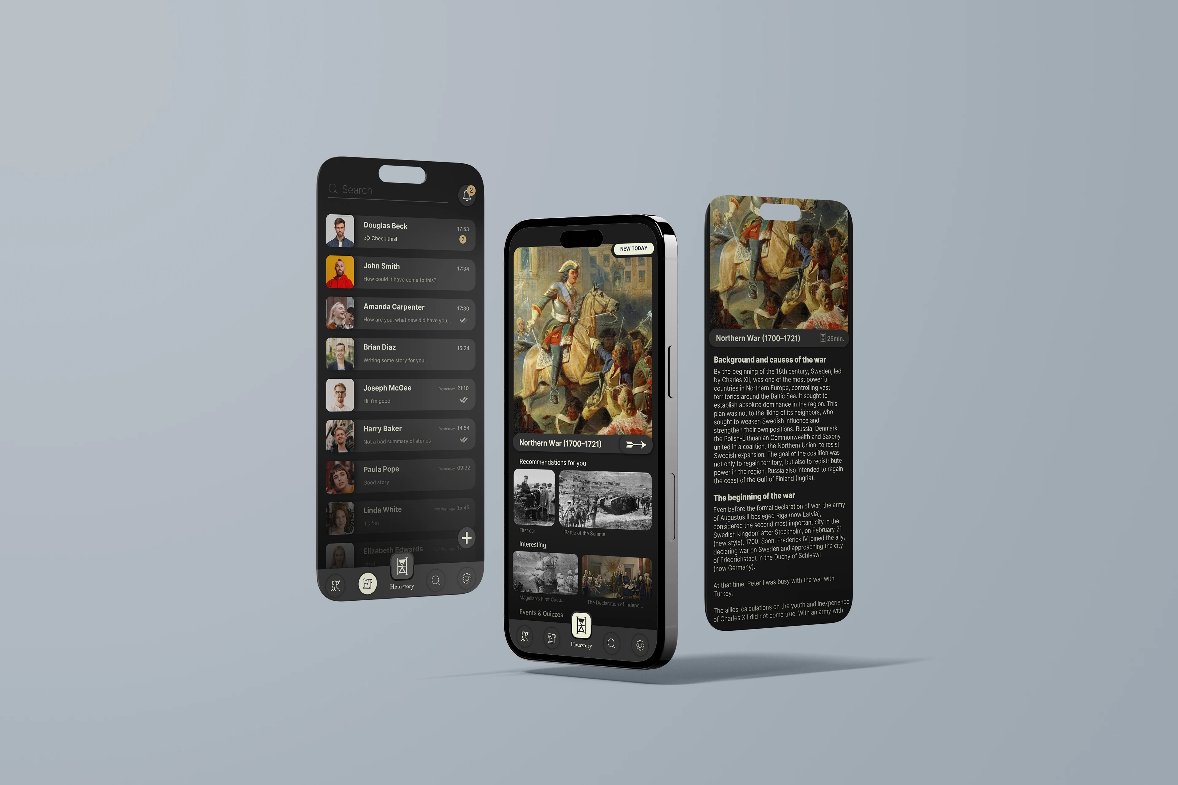 Hourstory | App Concept — Изображение №14 — Интерфейсы, Брендинг на Dprofile