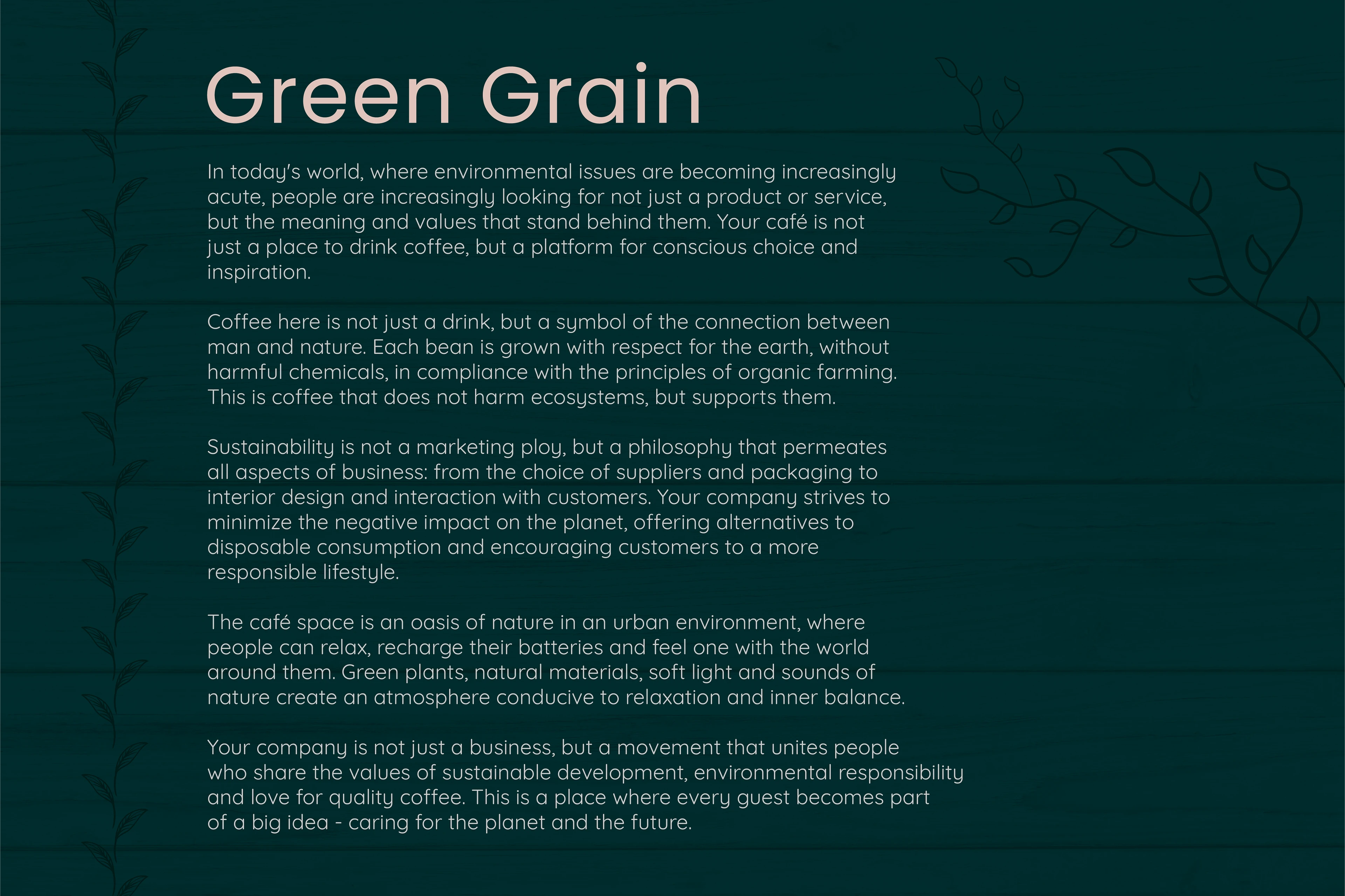 Green Grain | Branding — Изображение №2 — Брендинг на Dprofile