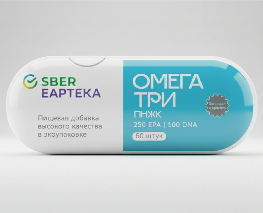 Дизайн упаковки для СТМ БАД бренда «СБЕР ЕАПТЕКА». на Dprofile